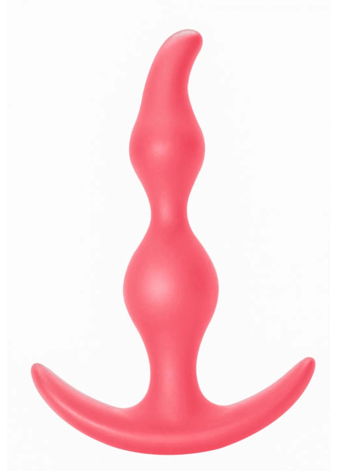 Plug-Anal Plug Anal Rose Courbé
