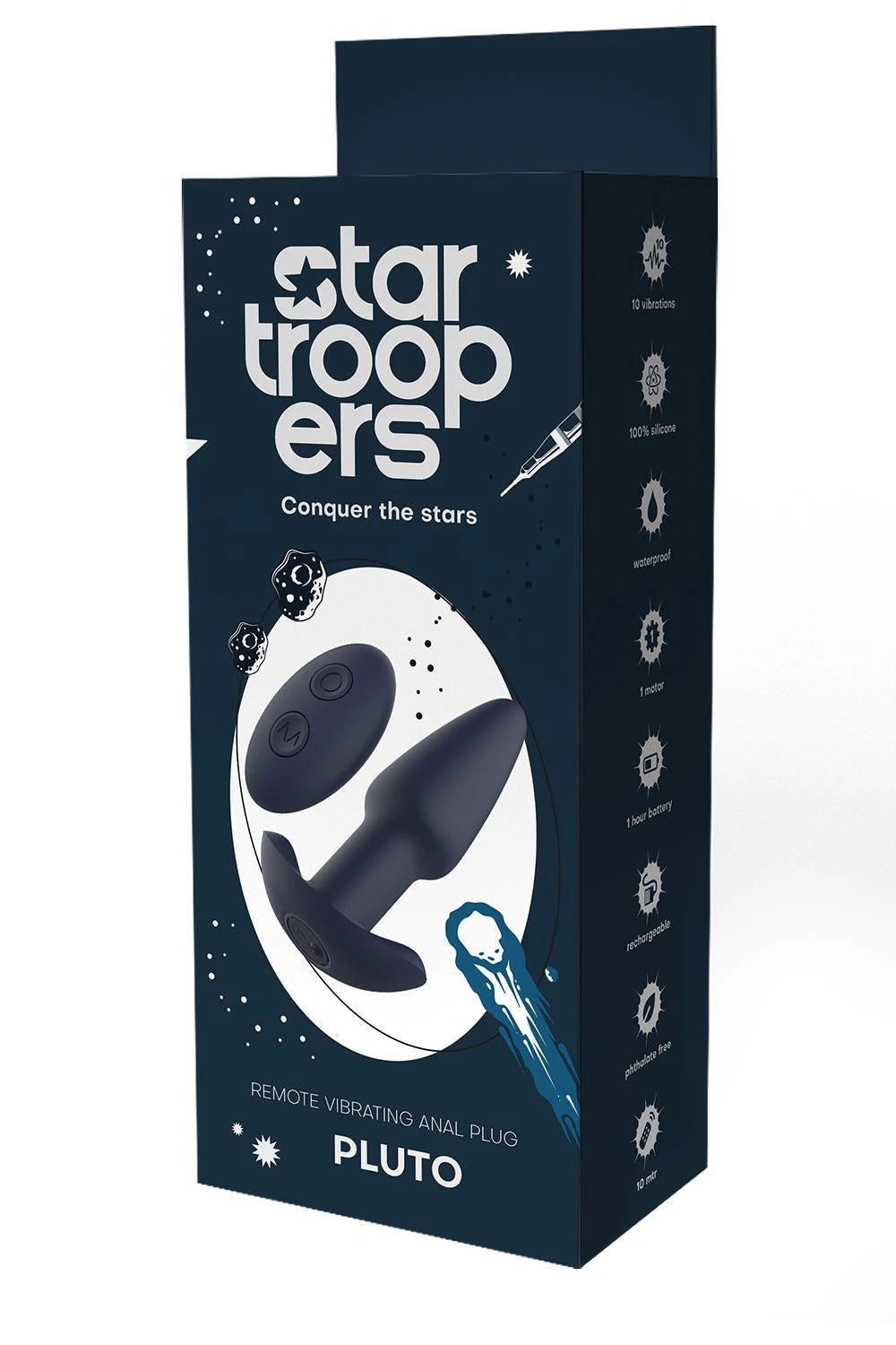 STARTROOPERS PLUTO PLUG ANAL VIBRANT TÉLÉCOMMANDÉ