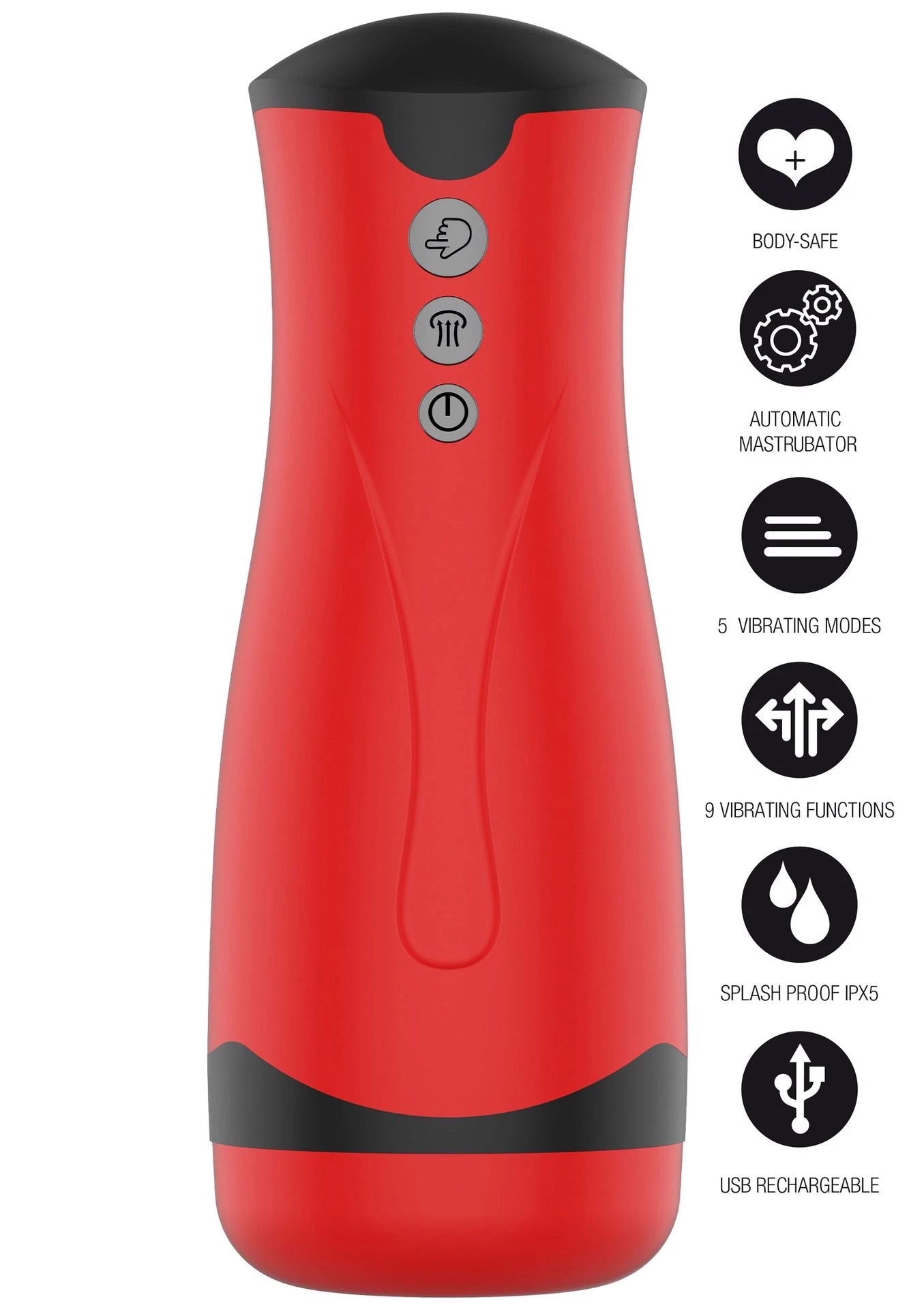 Masturbateur Super Suceur Rouge
