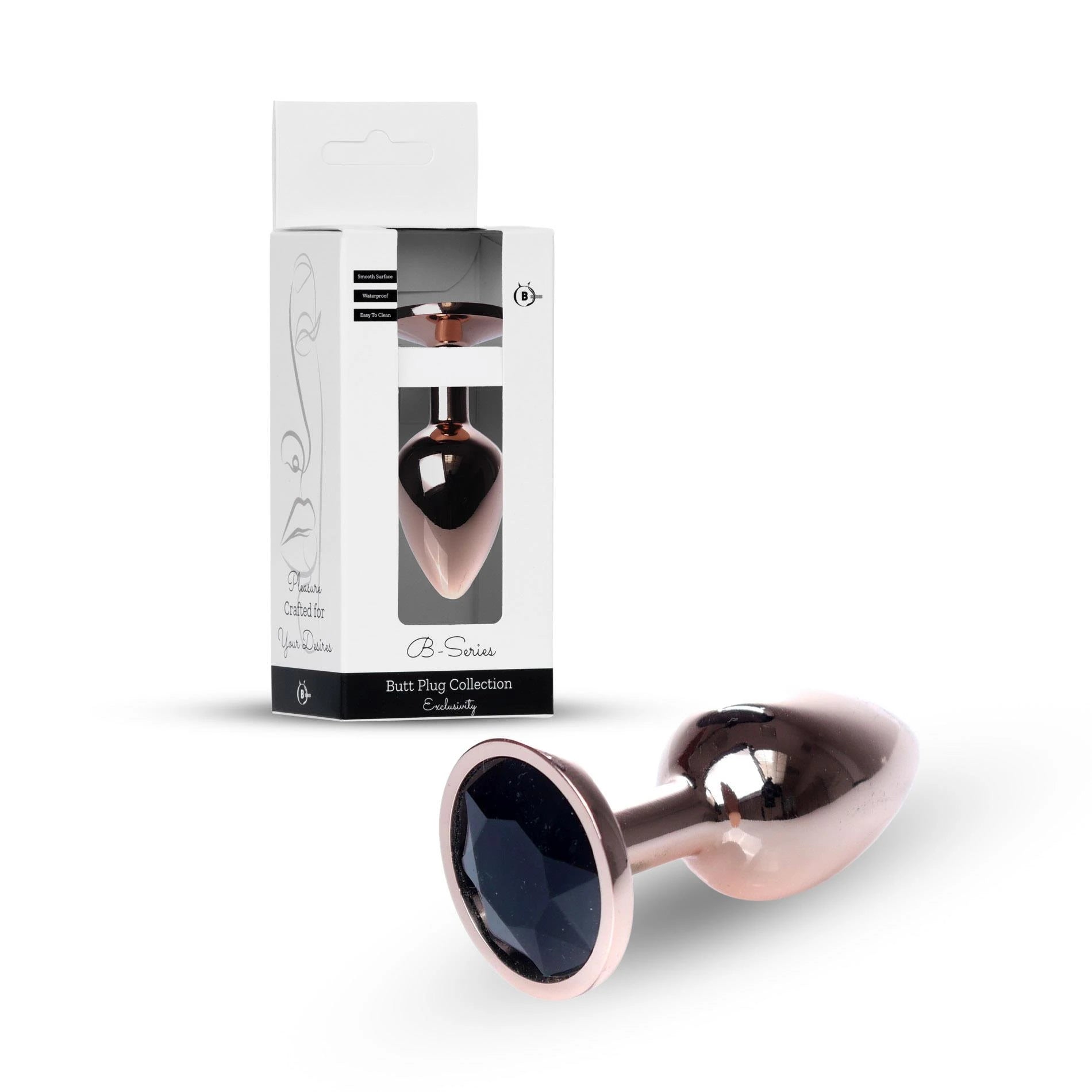 Plug-Jewellery Red Gold PLUG- Black