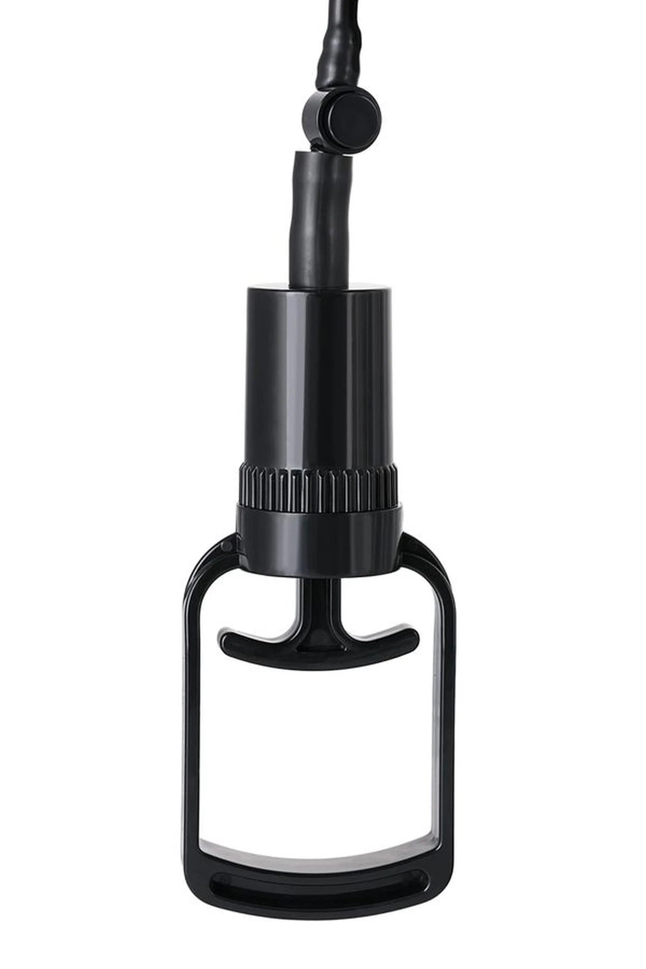 A-TOYS, Penis Pump, PVC, Black, 23.5 cm 3 cock rings included