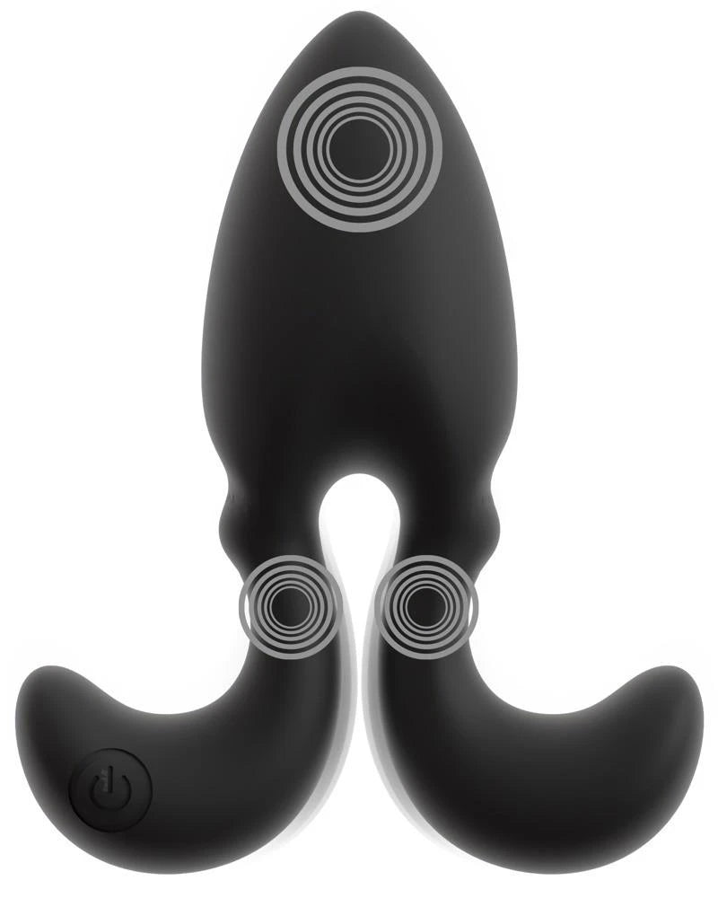 RC Vibrating Butt Plug with Flexible Arms