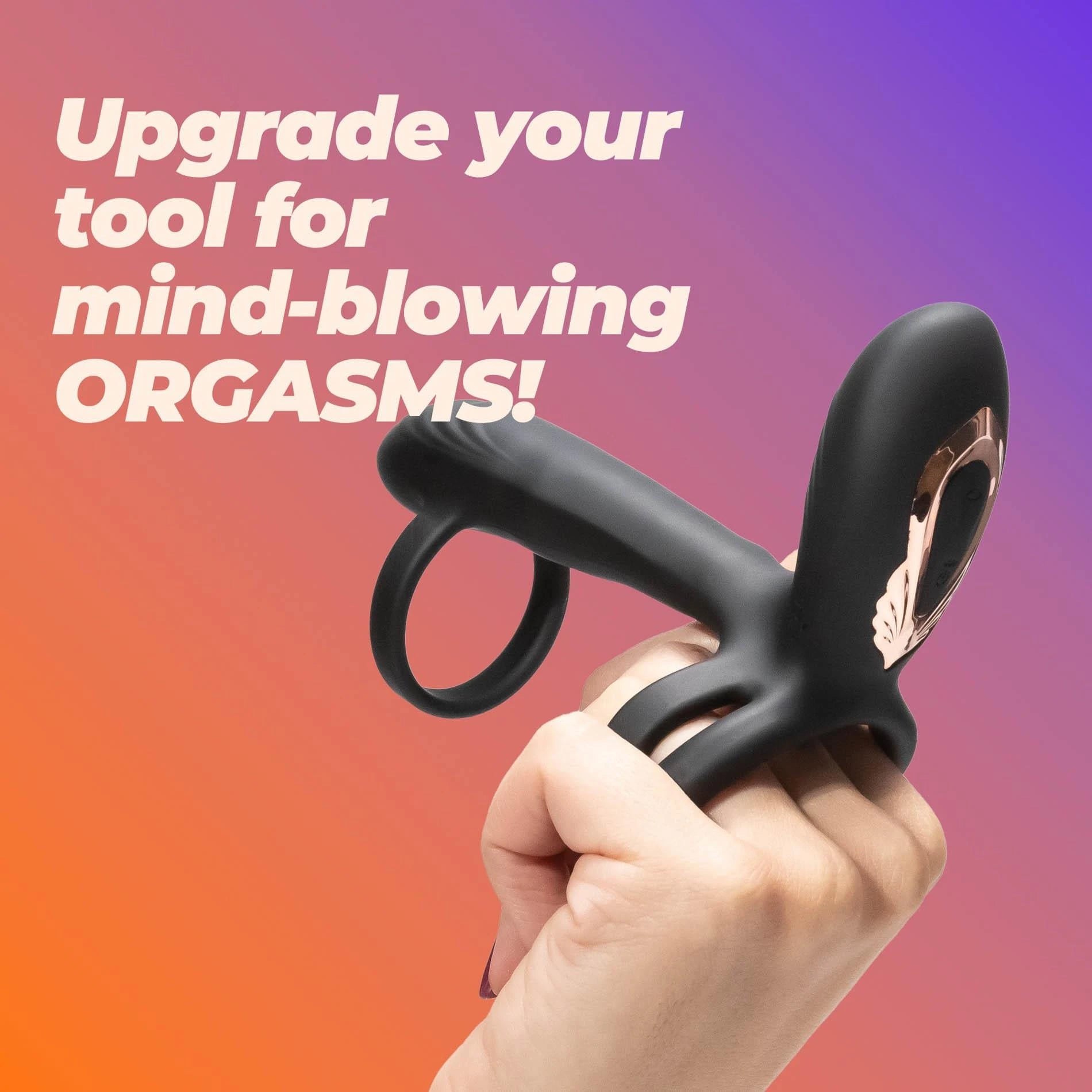 Tornado - Rotating Penis Armour - Black