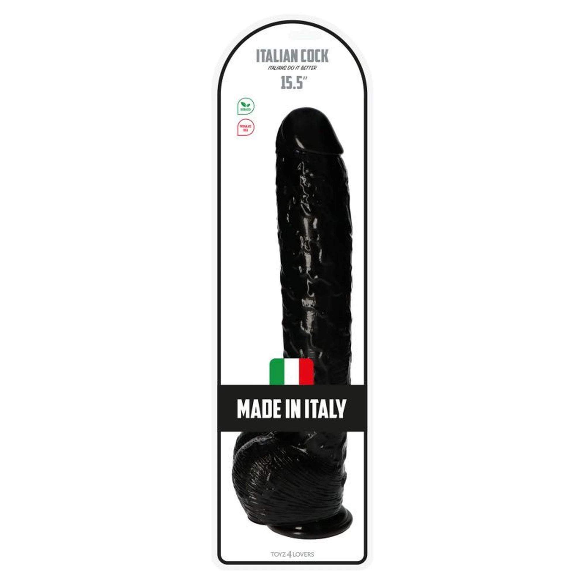 Dildo-Italian Cock 15.5″Black