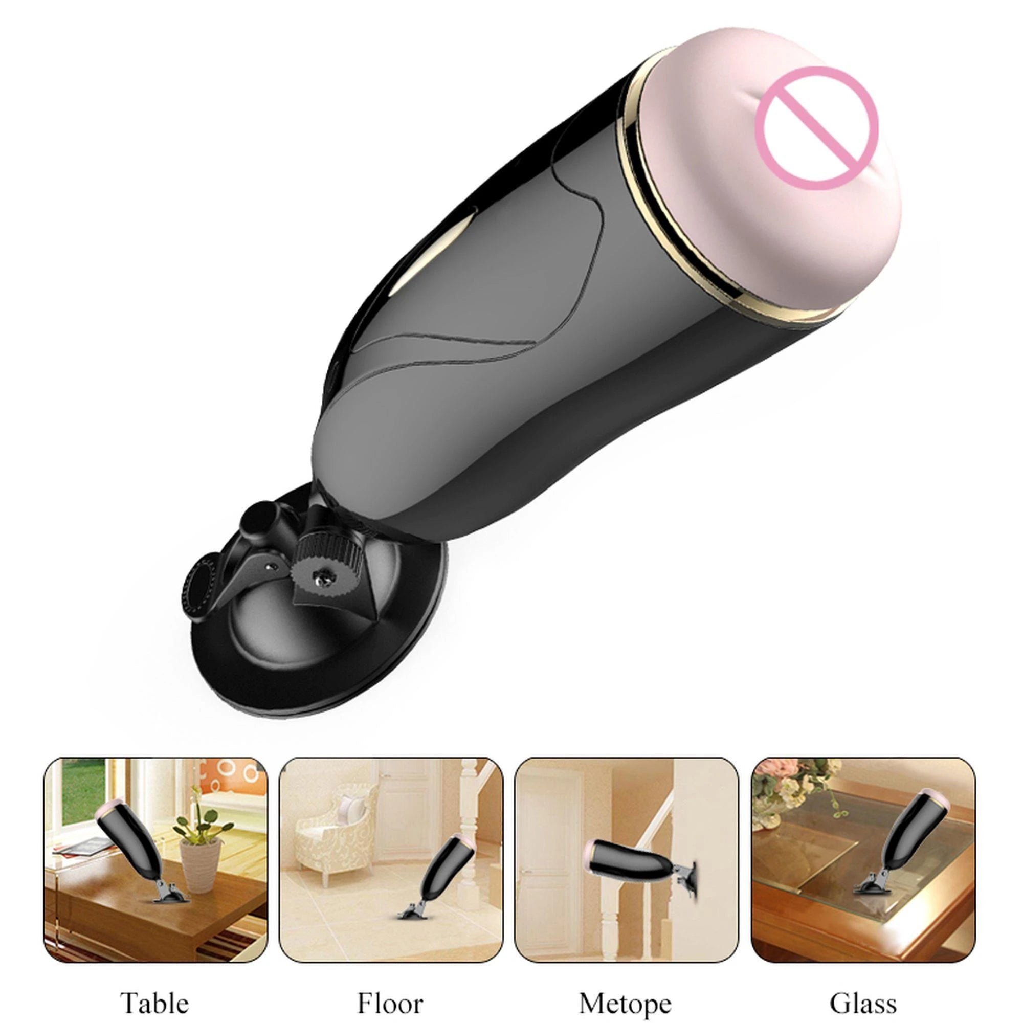 Masturbateur-Godet de Masturbation Vibrant USB 7 + Fonction Interactive / Mode Parler