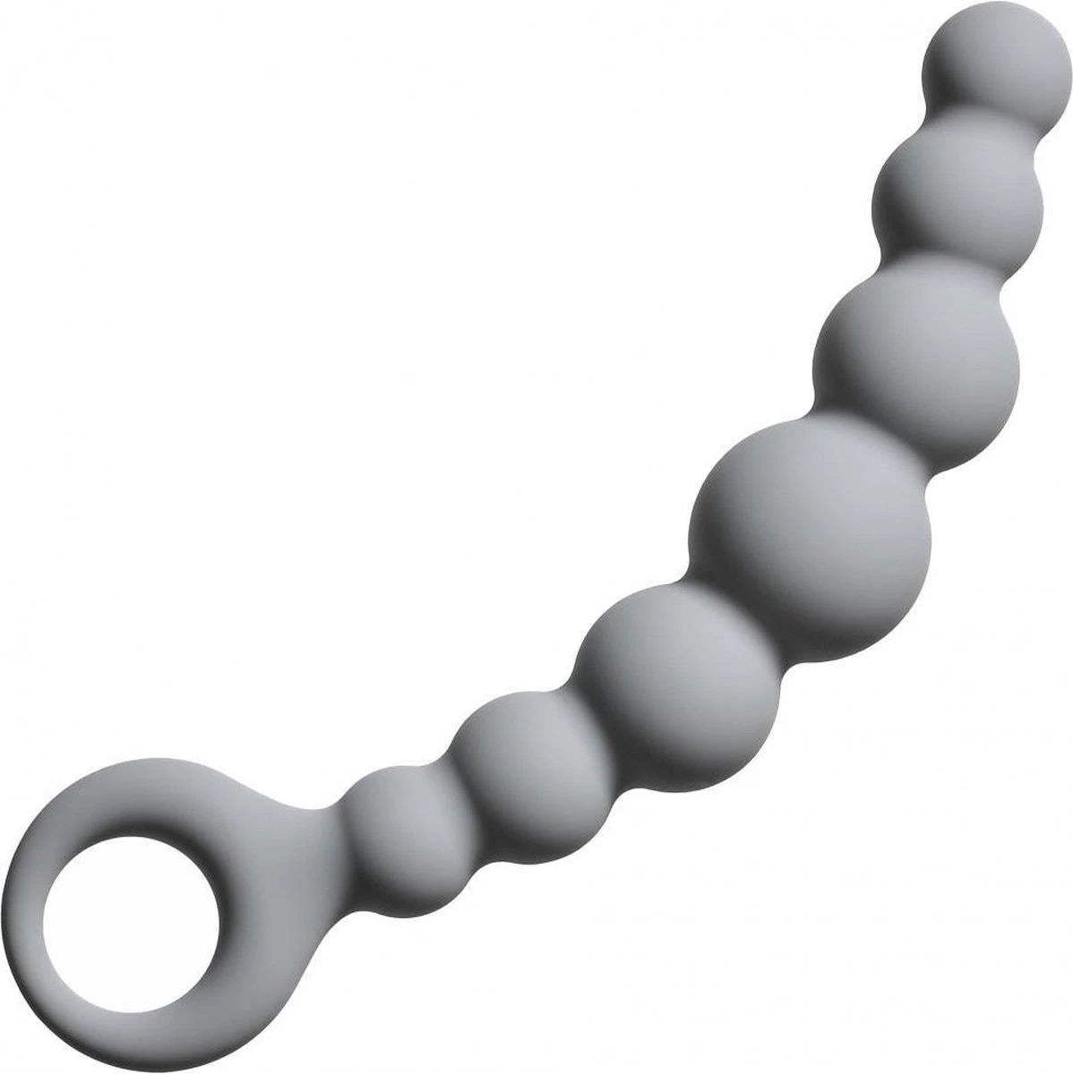 Plug-Perles anales Bâton flexible Gris