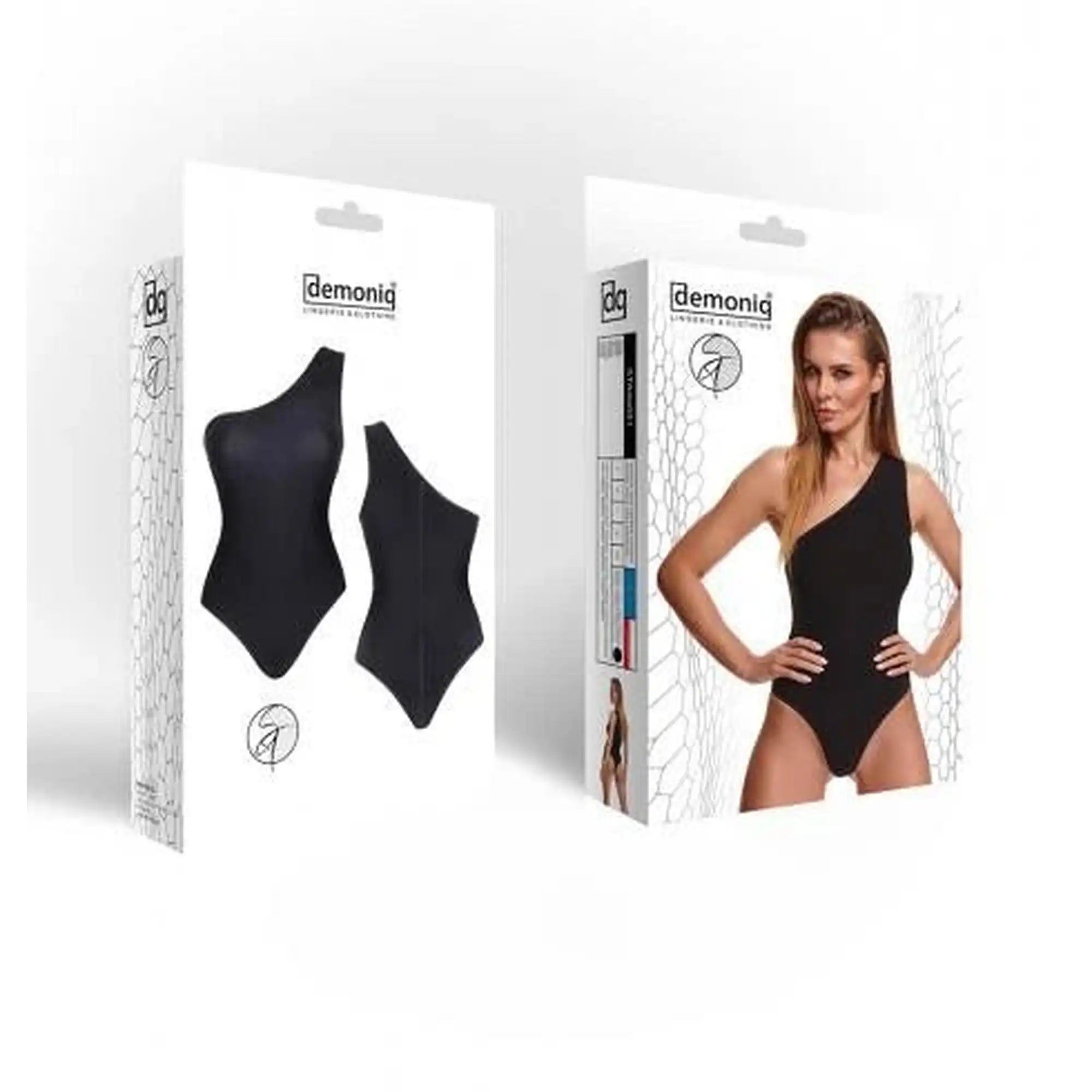 Lingerie Bodysuit L - Silver Touch