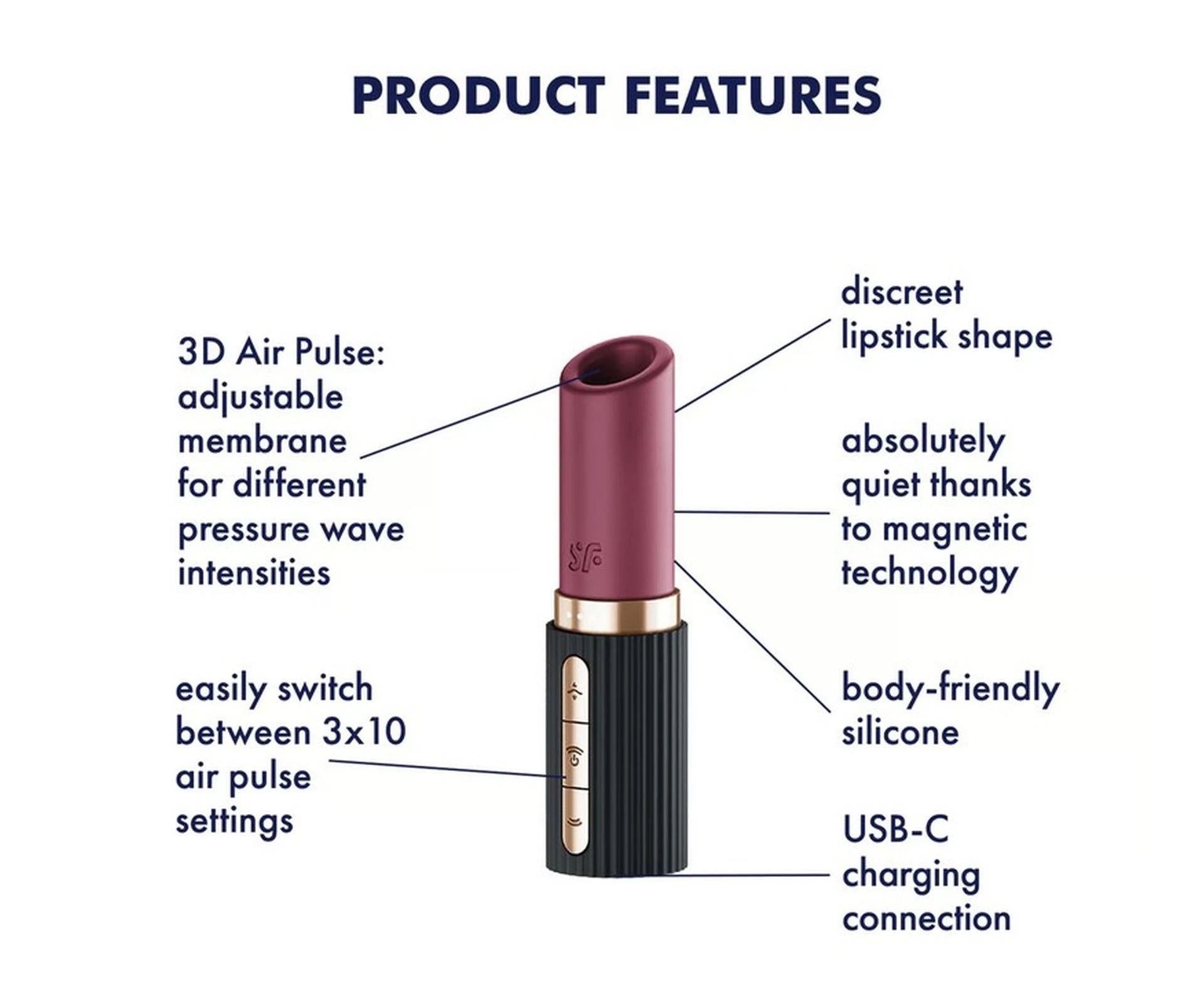 Pro 2 Kiss - Air Pulse Vibrator