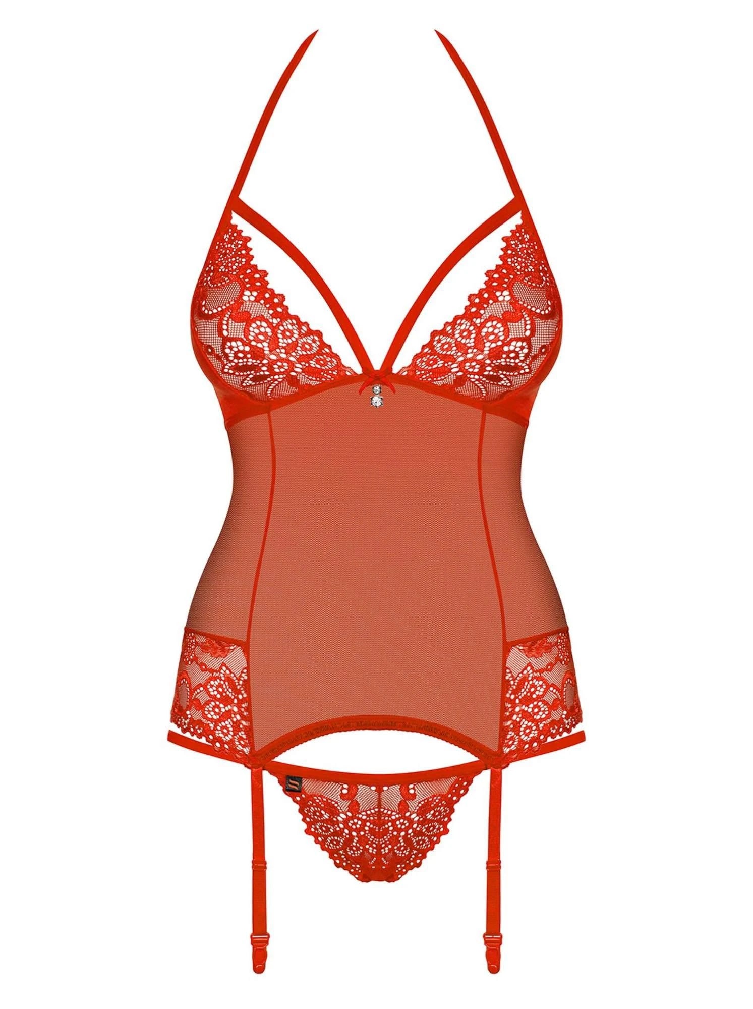 Bielizna-838-COR-3 corset and thong S/M