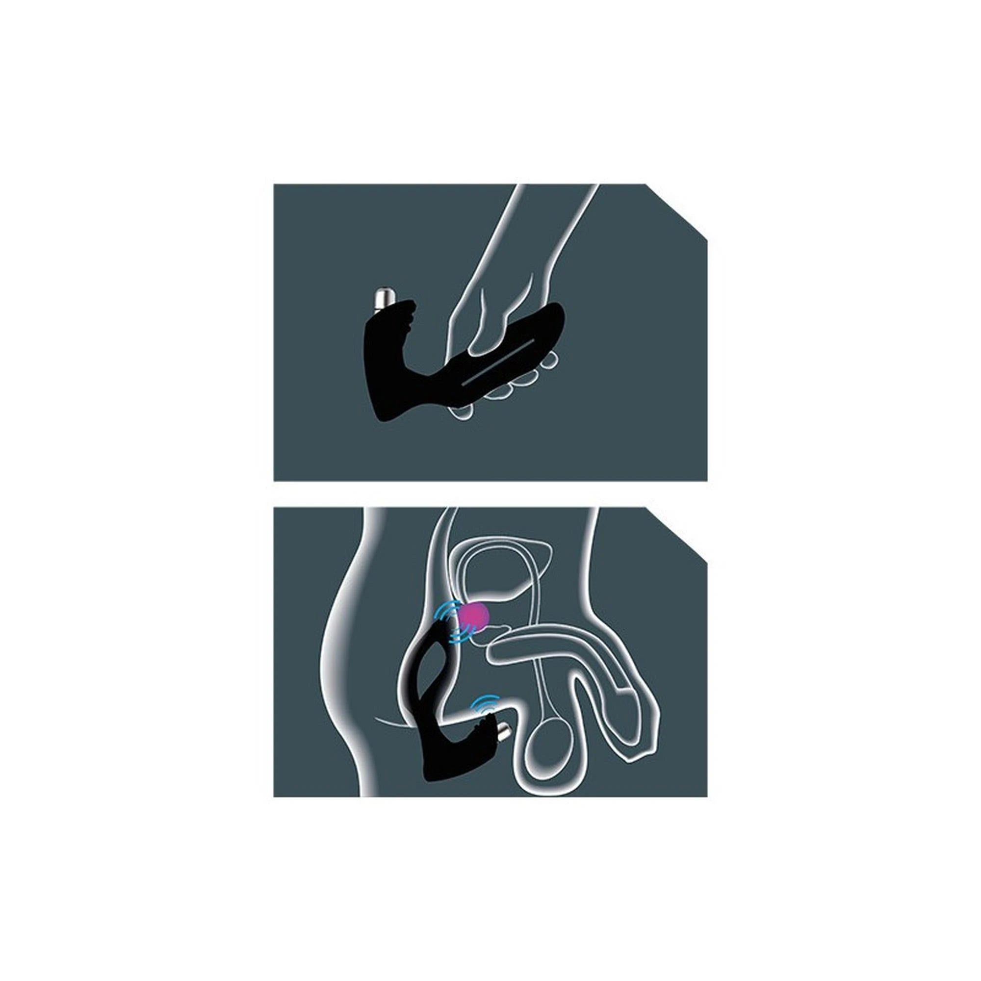 Plug/prostate-XPANDER X4+, rechargeable PowerRocket, small