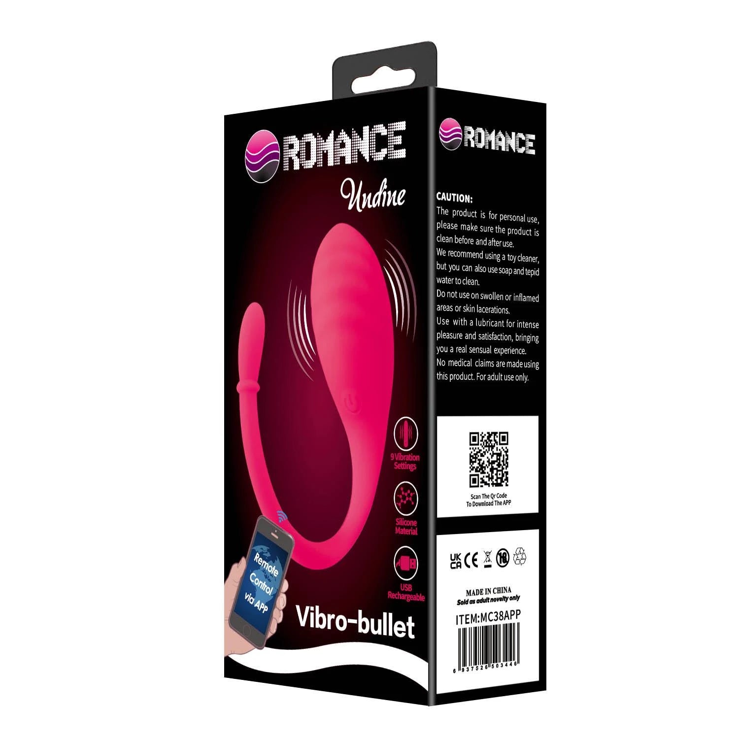 App Control Bullet Vibrator Undine