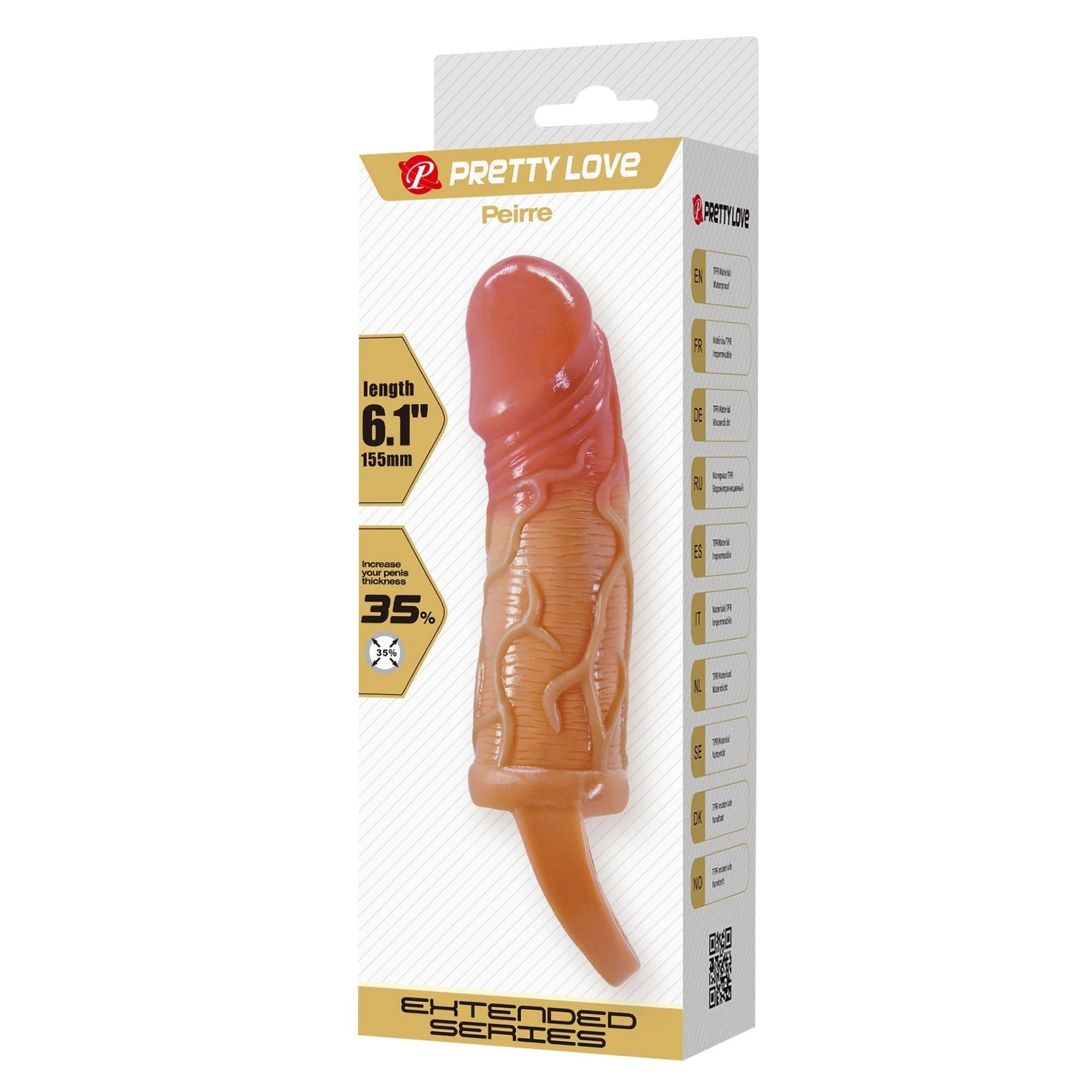 PRETTY LOVE - Peirre, 15.5 cm, TPR, Waterproof