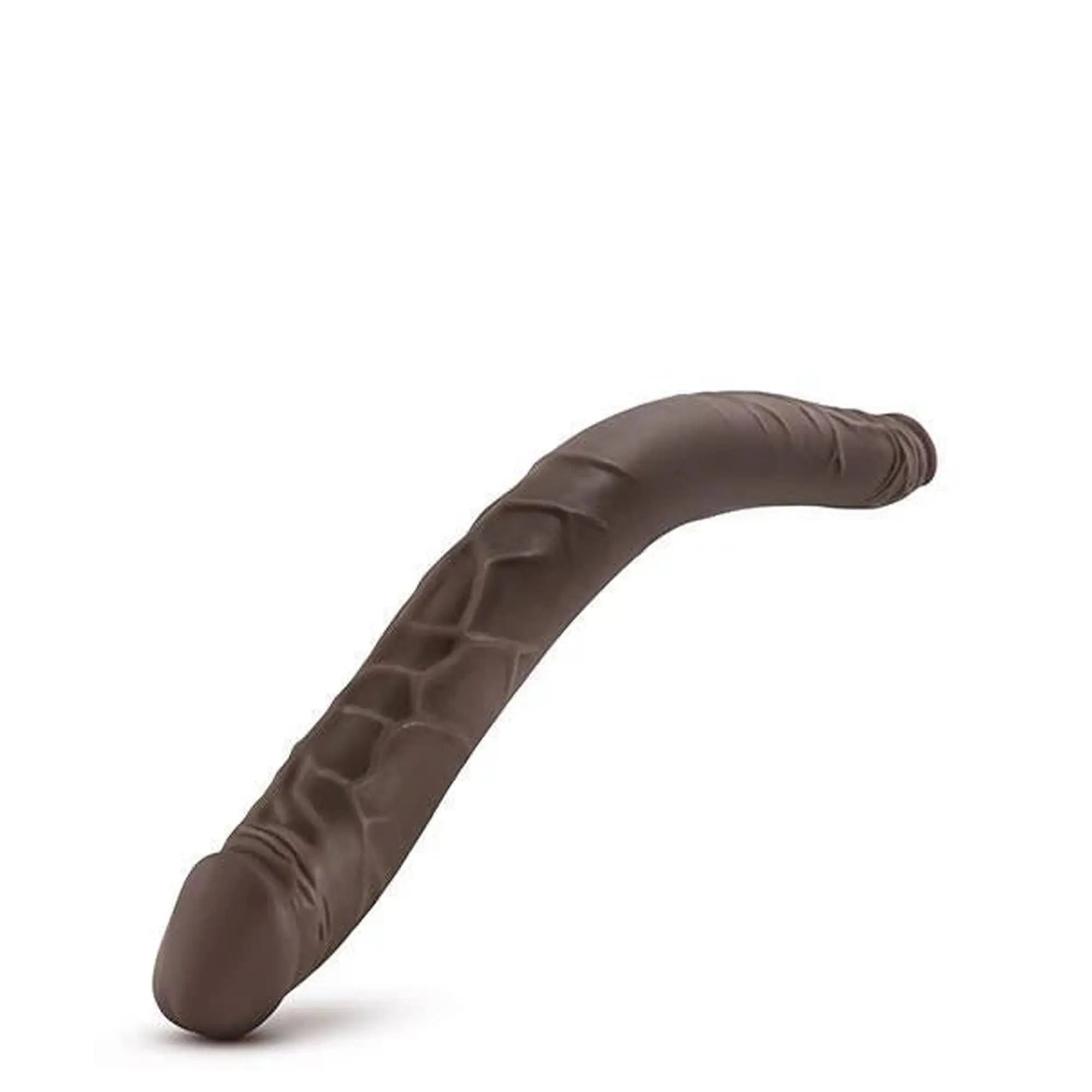 DR. SKIN 16INCH DOUBLE DILDO CHOCOLATE