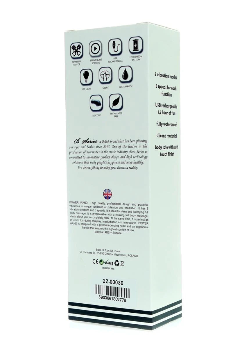 Stimulator-Rechargeable Power Wand - Purple