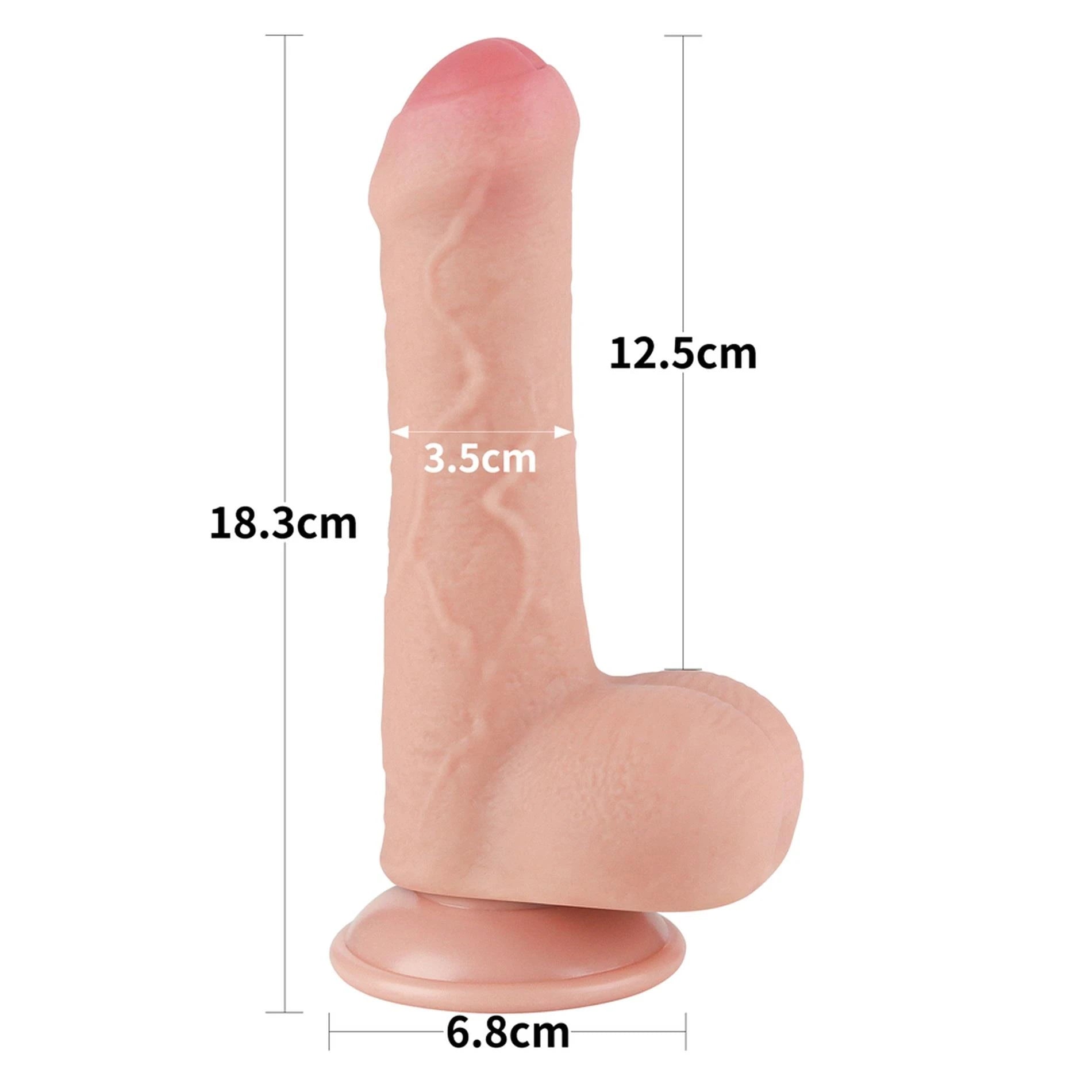 7'' Gaine coulissante double couche Dong Flesh