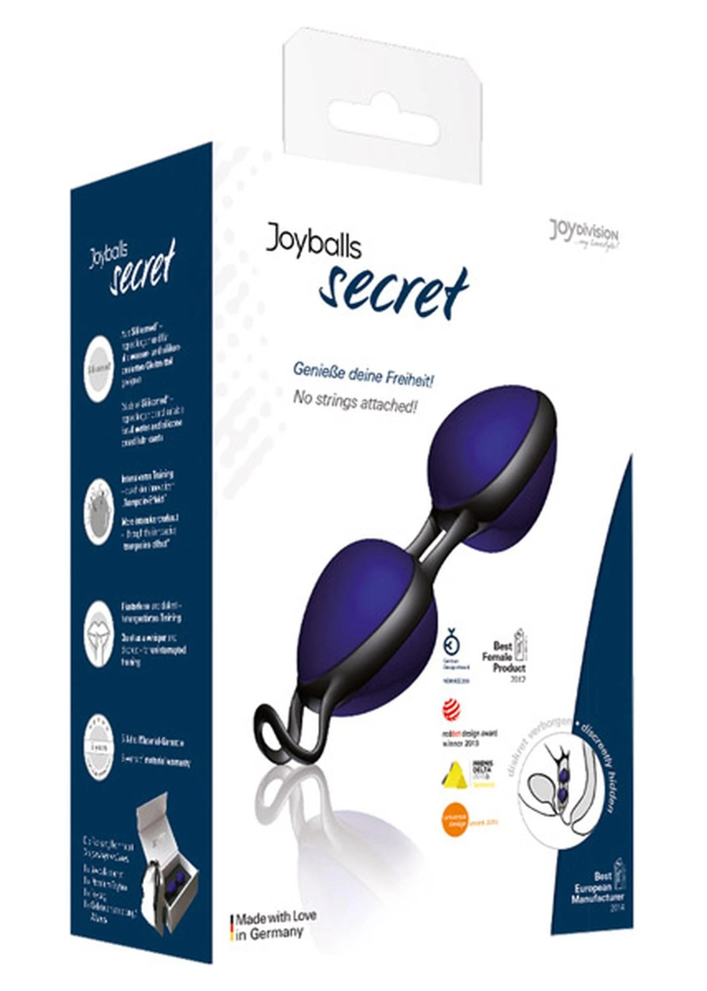 Joyballs secret, blue-black
