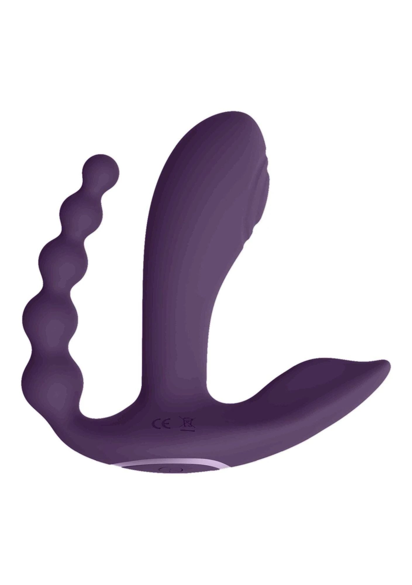 Kata - Pulse Wave  Vibrating Double Penetration Vibrator - Purple