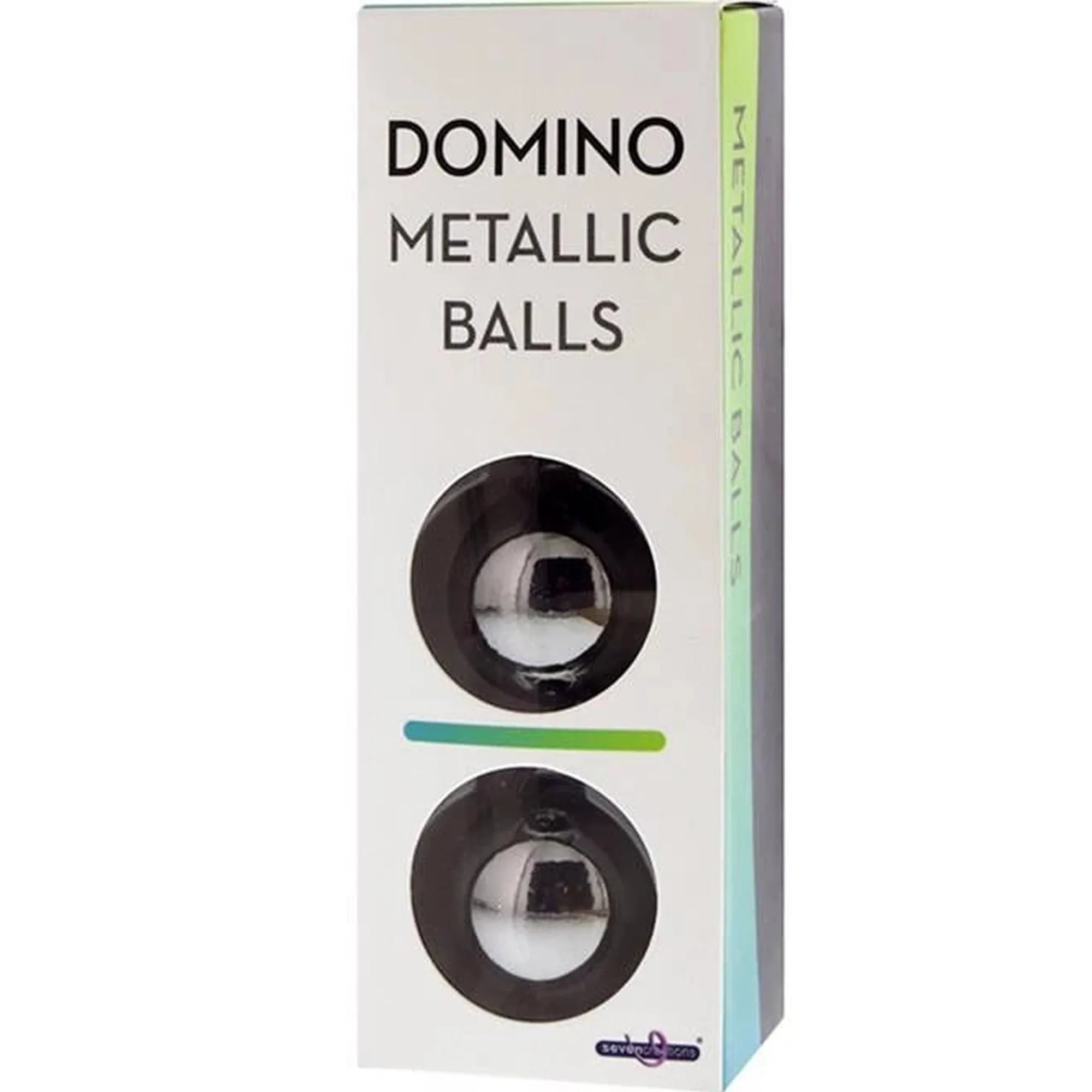 DOMINO METALLIC BALLS -CHROME BLACK