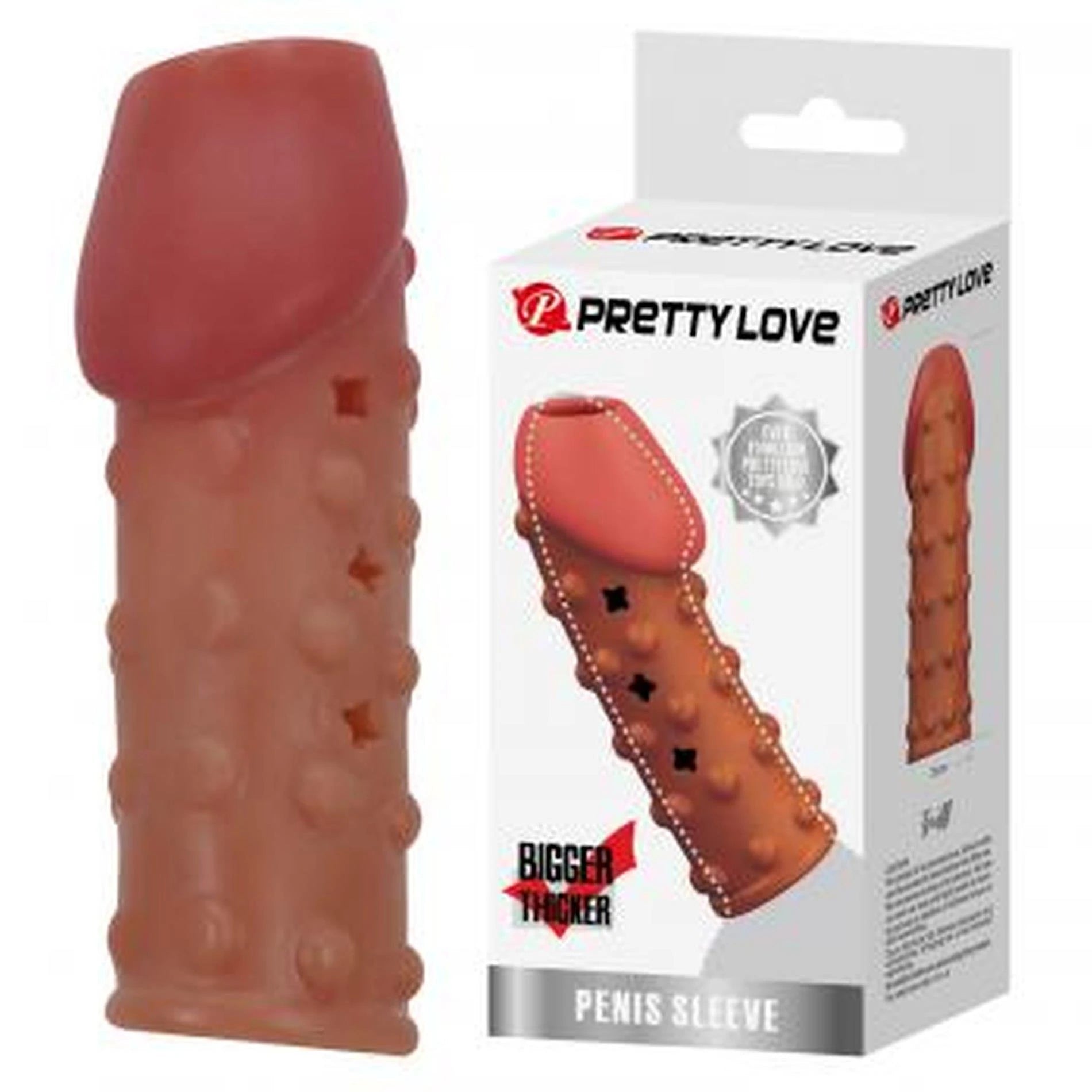 Manchon pour pénis PRETTY LOVE, TPR, Étanche