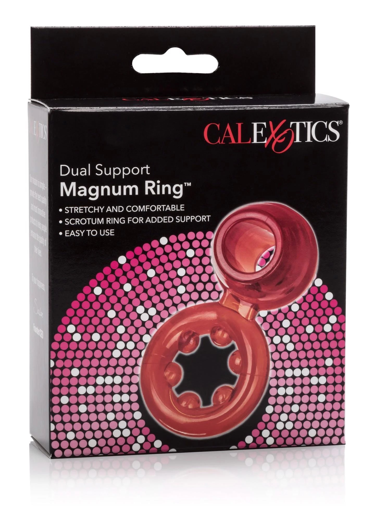 Bague Double Support Magnum Rouge