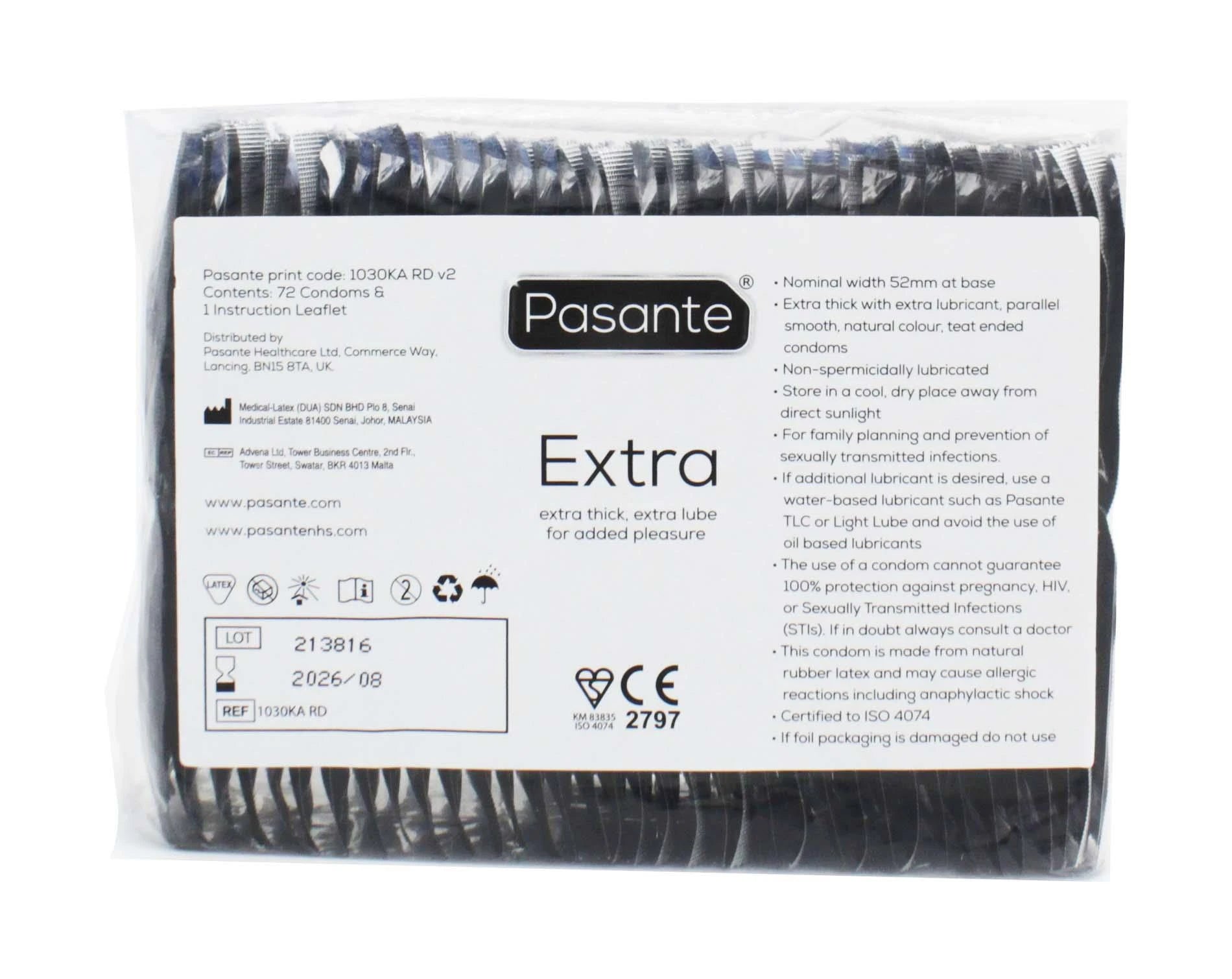 Préservatifs Pasante Extra Boîtes en vrac 144 unités