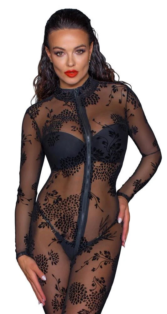 Noir Jumpsuit Flock L