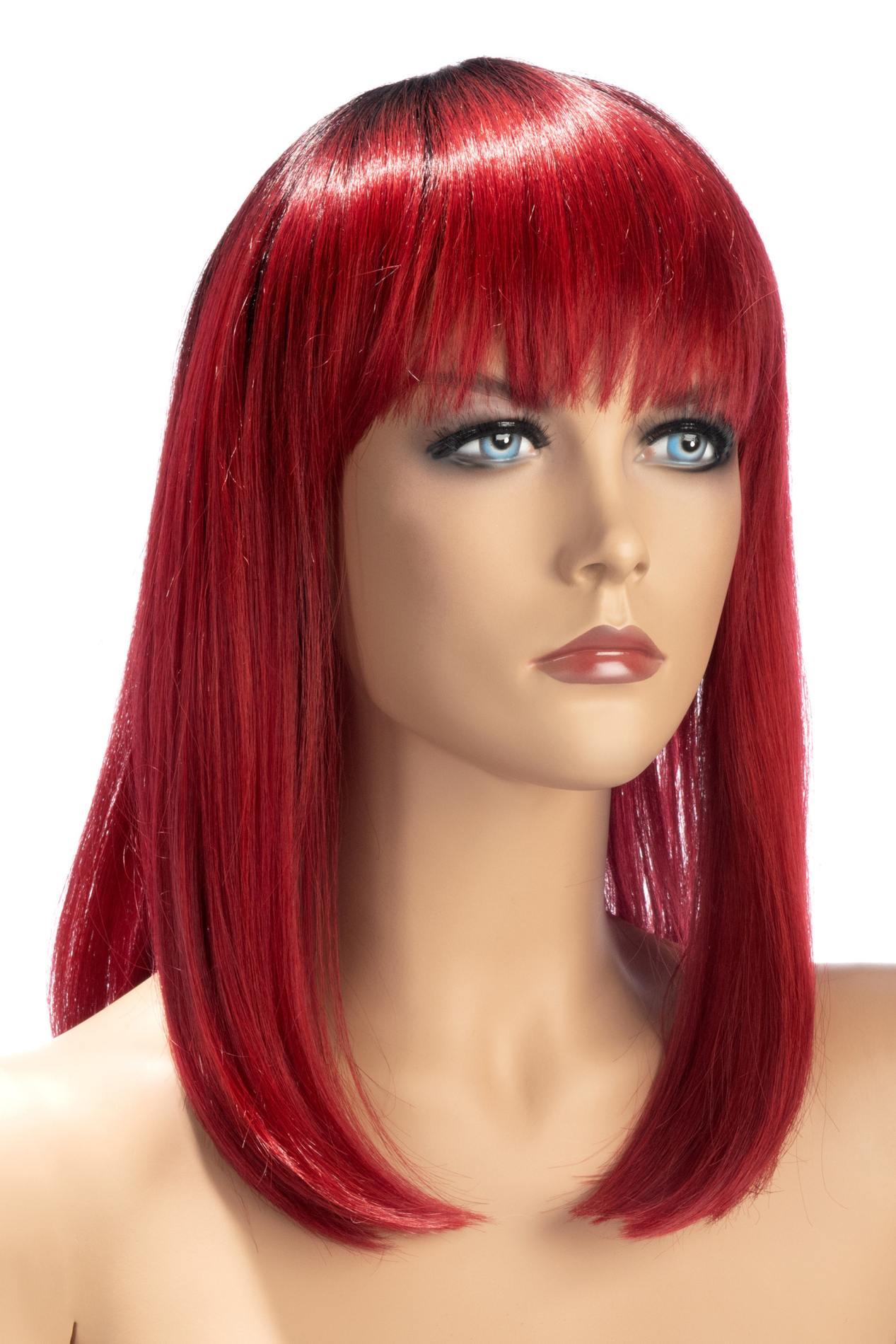 ELVIRA RED TWO-TONE WIG