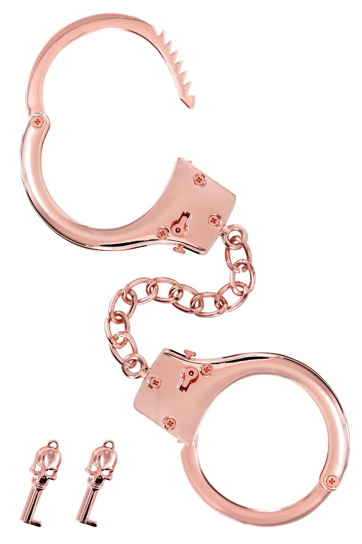Rose Gold Metal Wrist Handcuffs