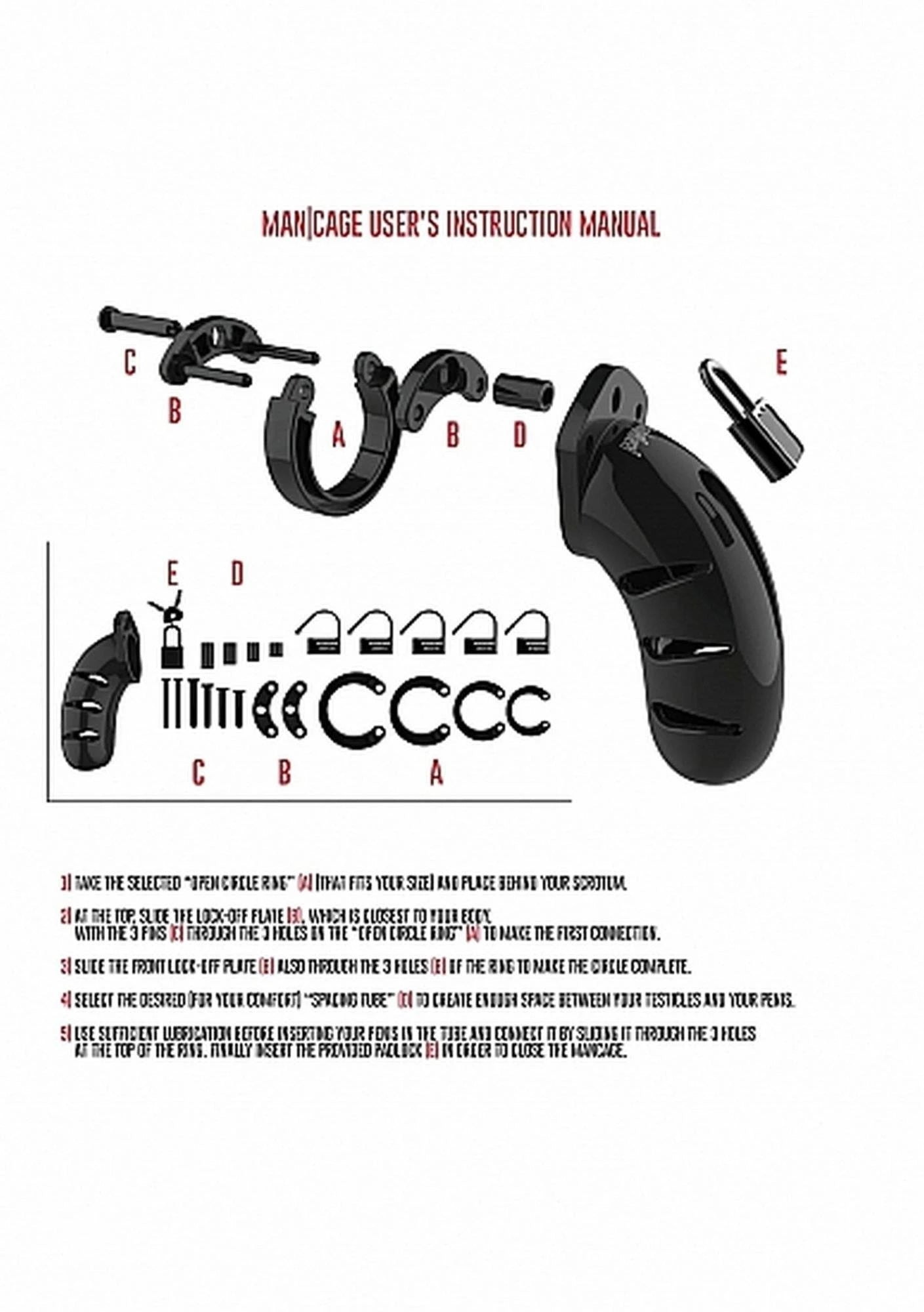 Model 06 Chastity Cock Cage - 5.5 / 14 cm