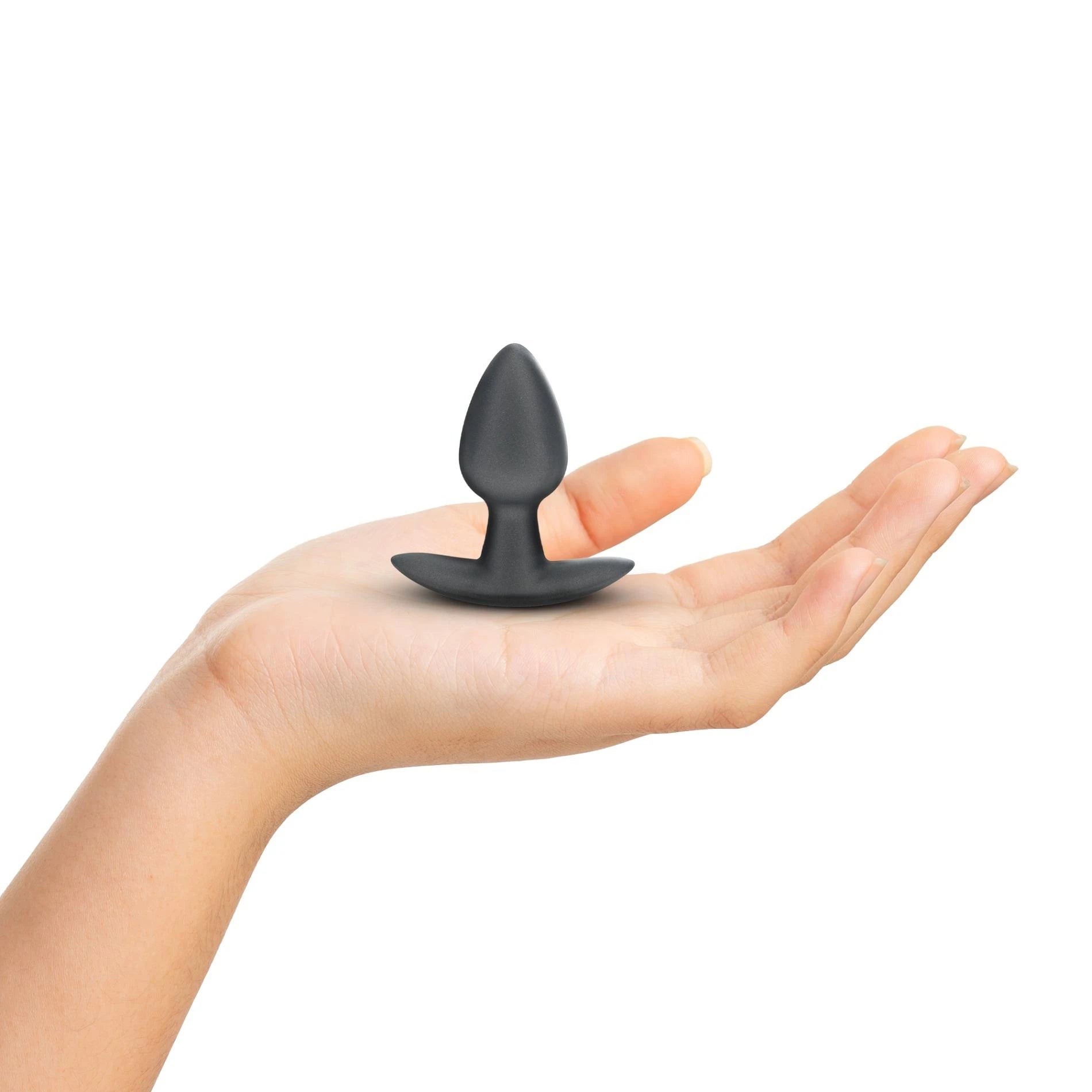 Plug anal en silicone lisse - Petit - 2.6 / 6,5 cm - Gunmetal