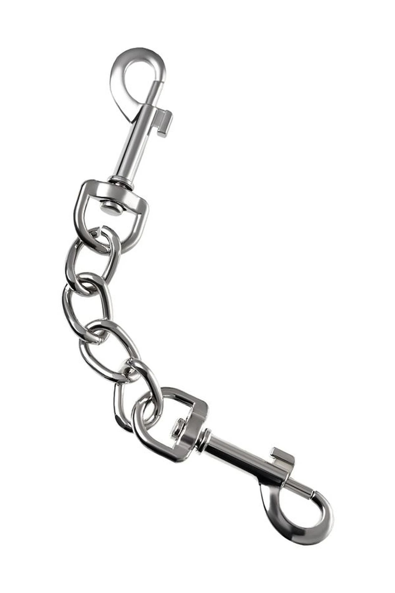 Anonymo handcuffs, PU leather, red, 27 cm