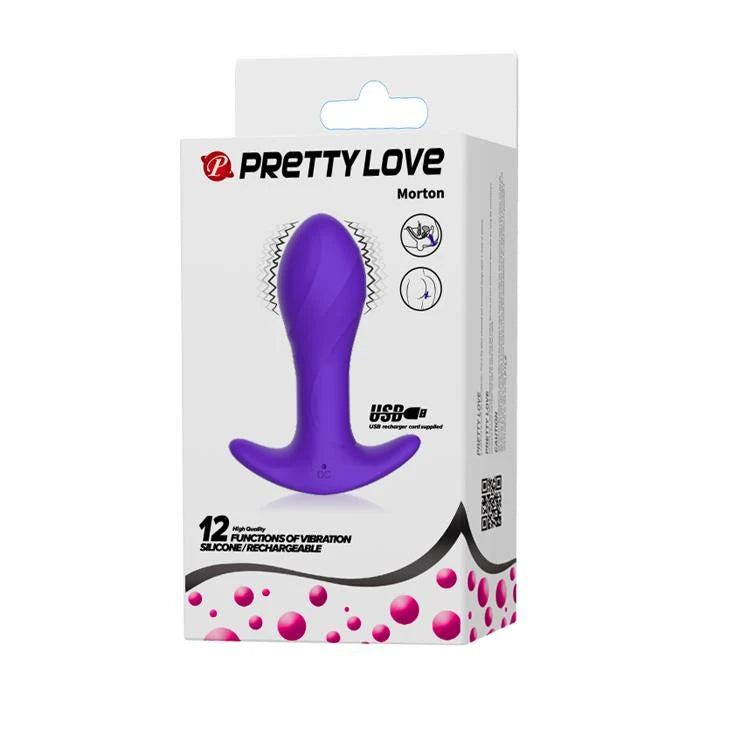 PRETTY LOVE - MORTON Plug Anal Masseur 12 Fonctions USB