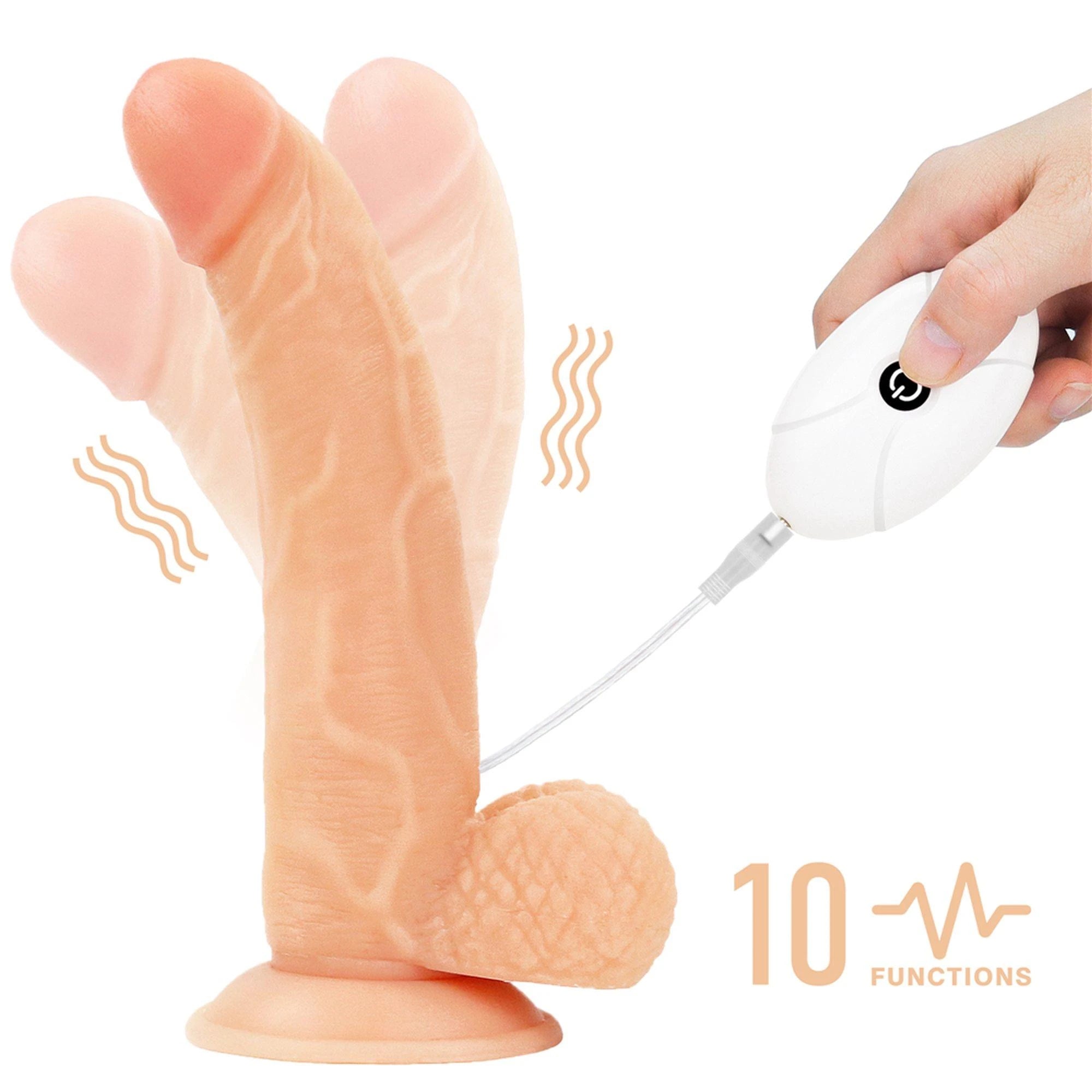 Vibrating Easy Strapon Set 8.5''