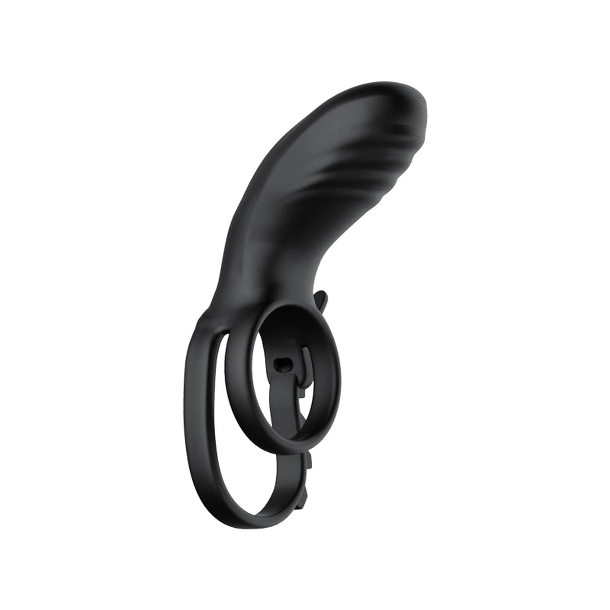 Double cockring réglable avec télécommande