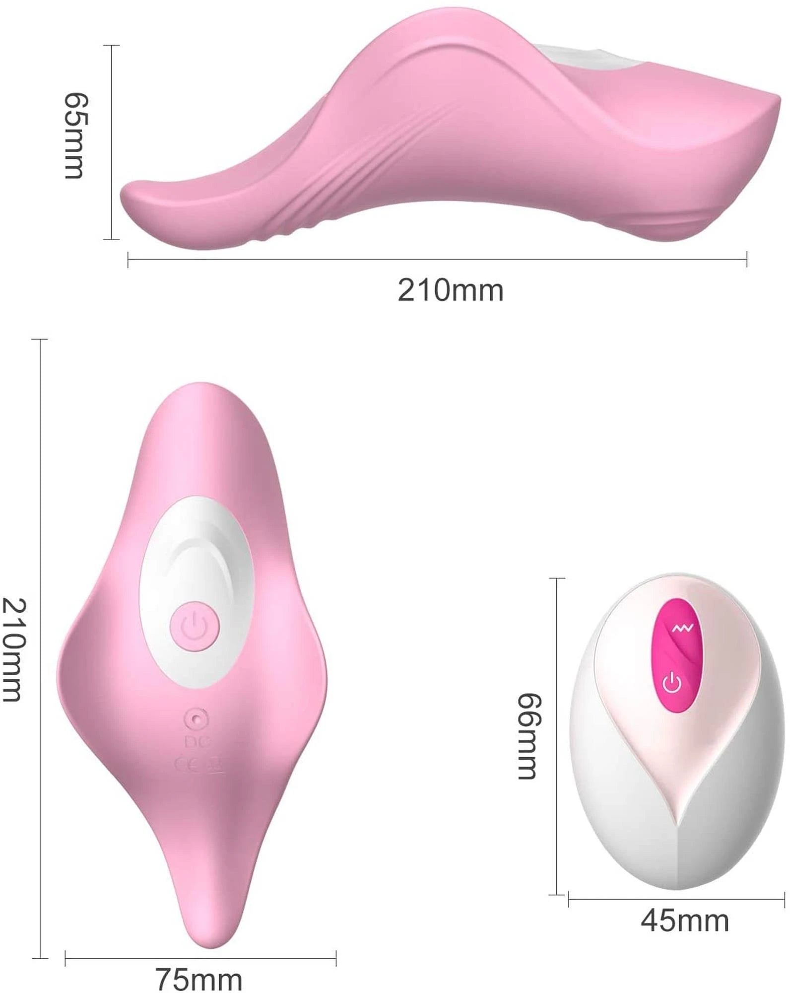 Vibromasseur portable Impulse rose
