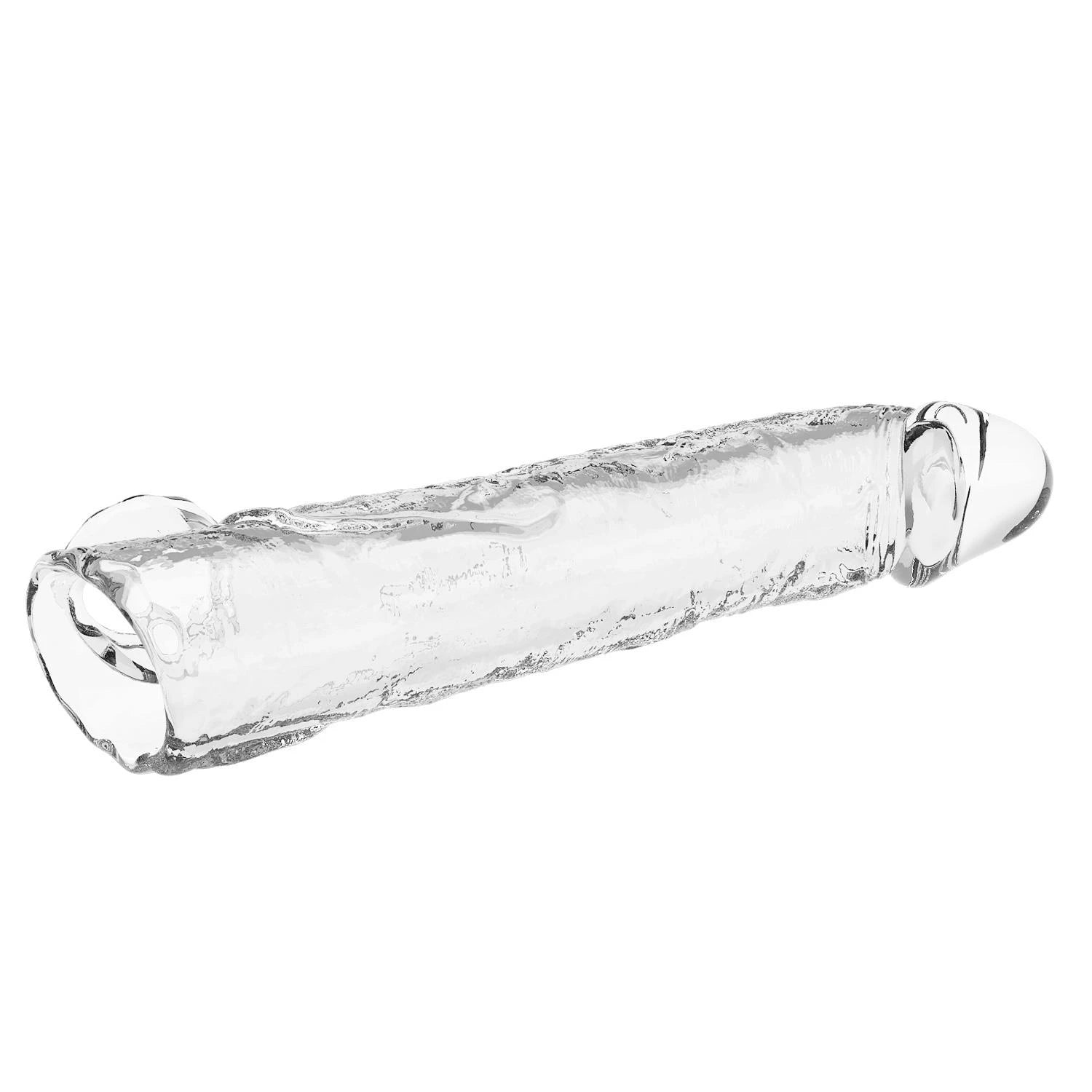 Pretty Love Extension Penis Sleeve with Modular Length Blocks – Clear – 26 cm