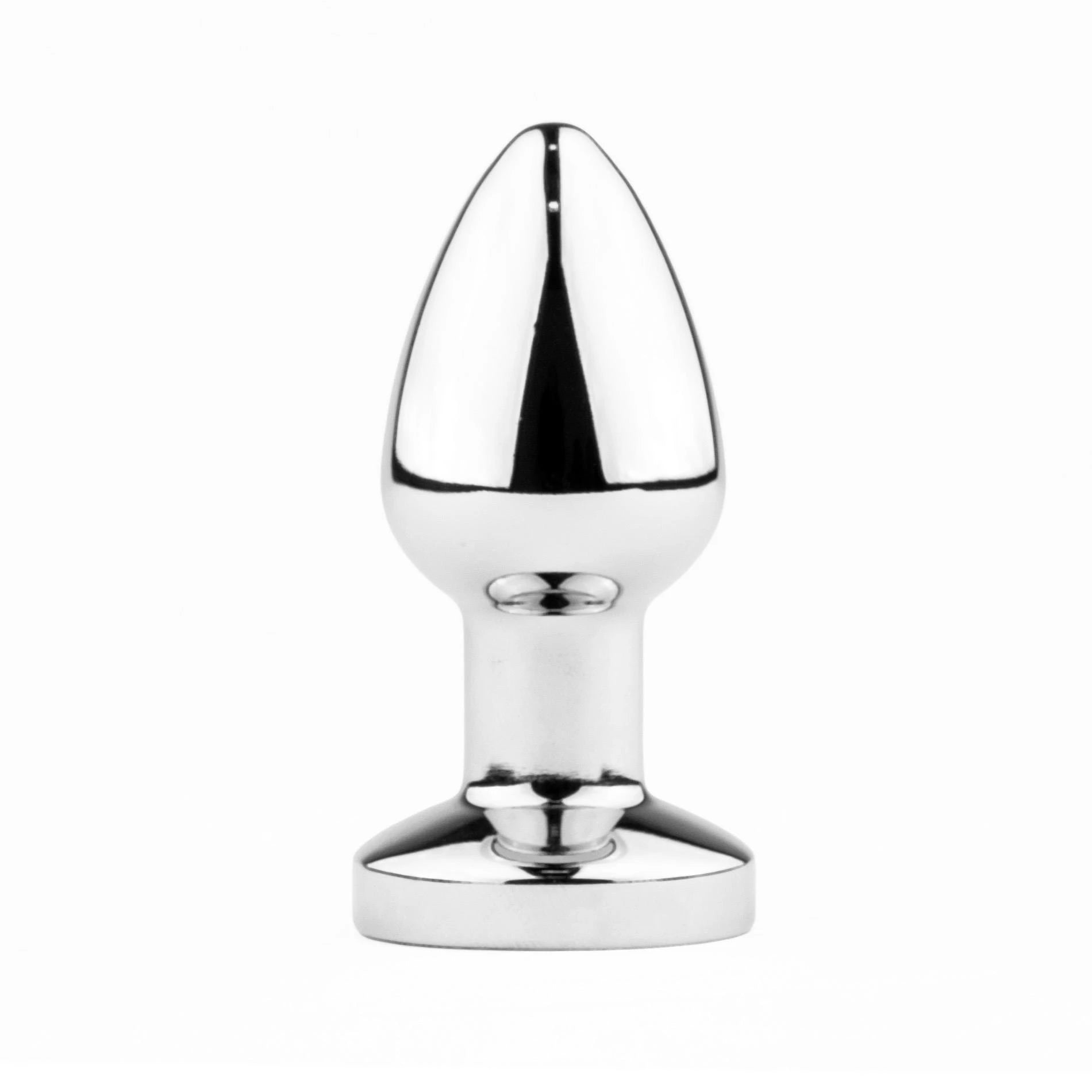 Metal Butt Plug S Vibrateur USB - Télécommande