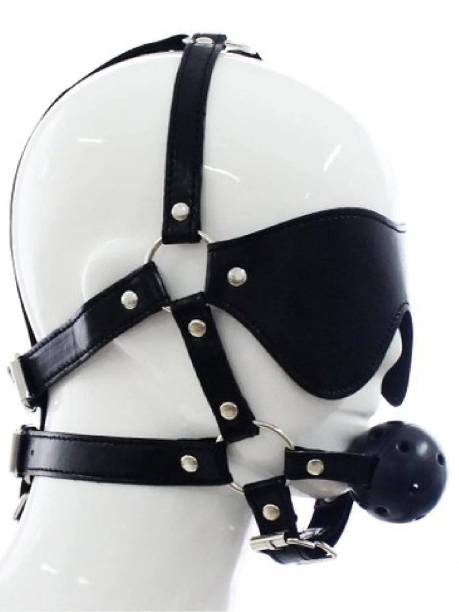 Masque pour les yeux avec bâillon boule