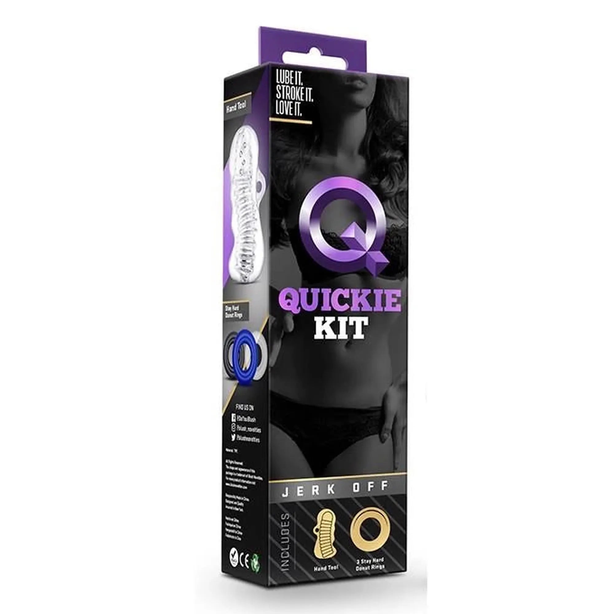 QUICKIE KIT MASTURBATION TRANSPARENT
