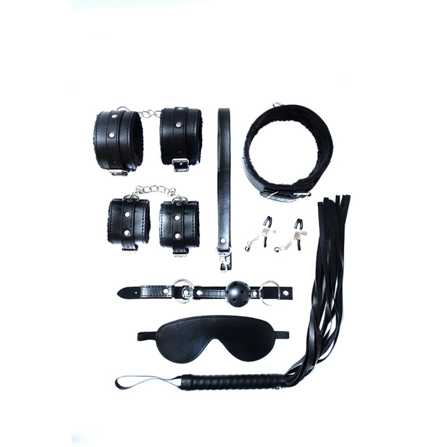 Bondage Set consists of 7 BDSM pieces