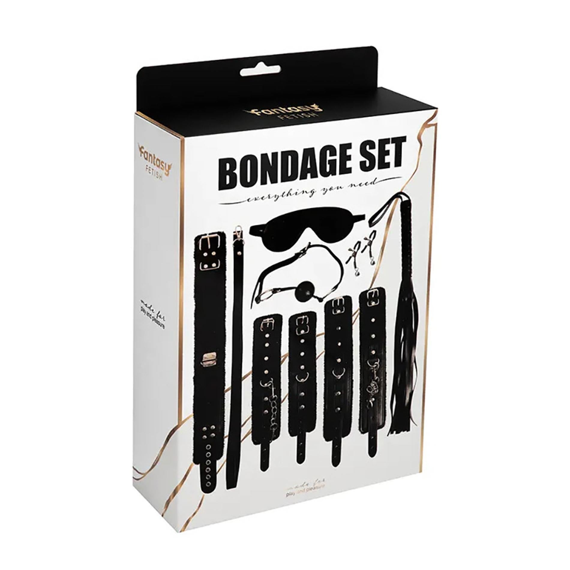 Bondage Set consists of 7 BDSM pieces