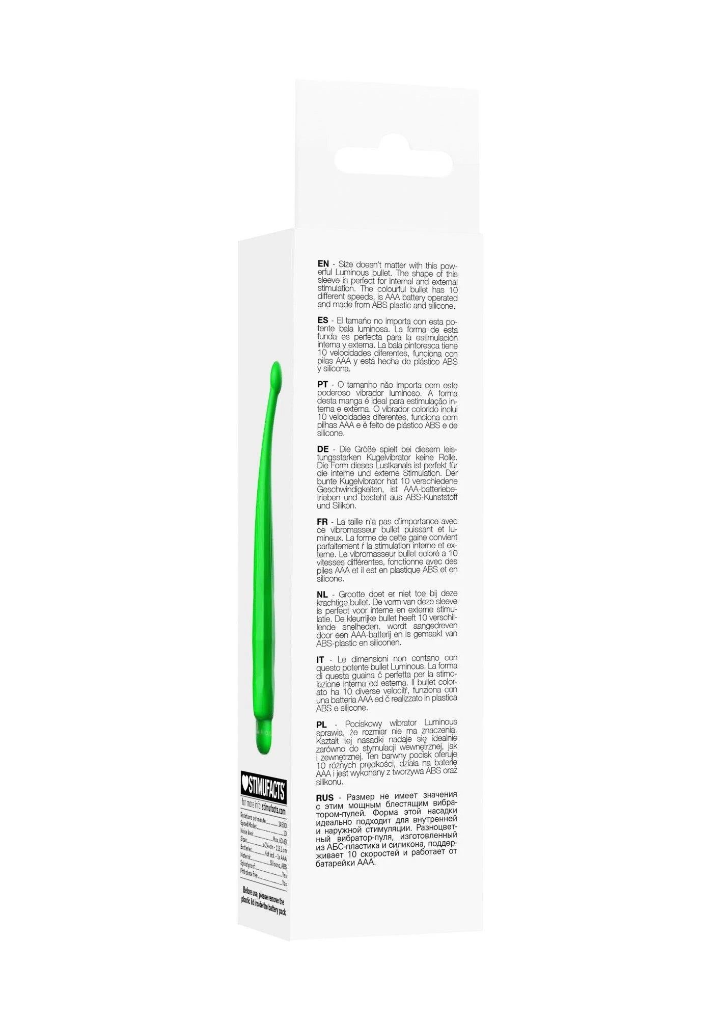 Lyra - Balle ABS Avec Manchon - 10 Vitesses - Vert