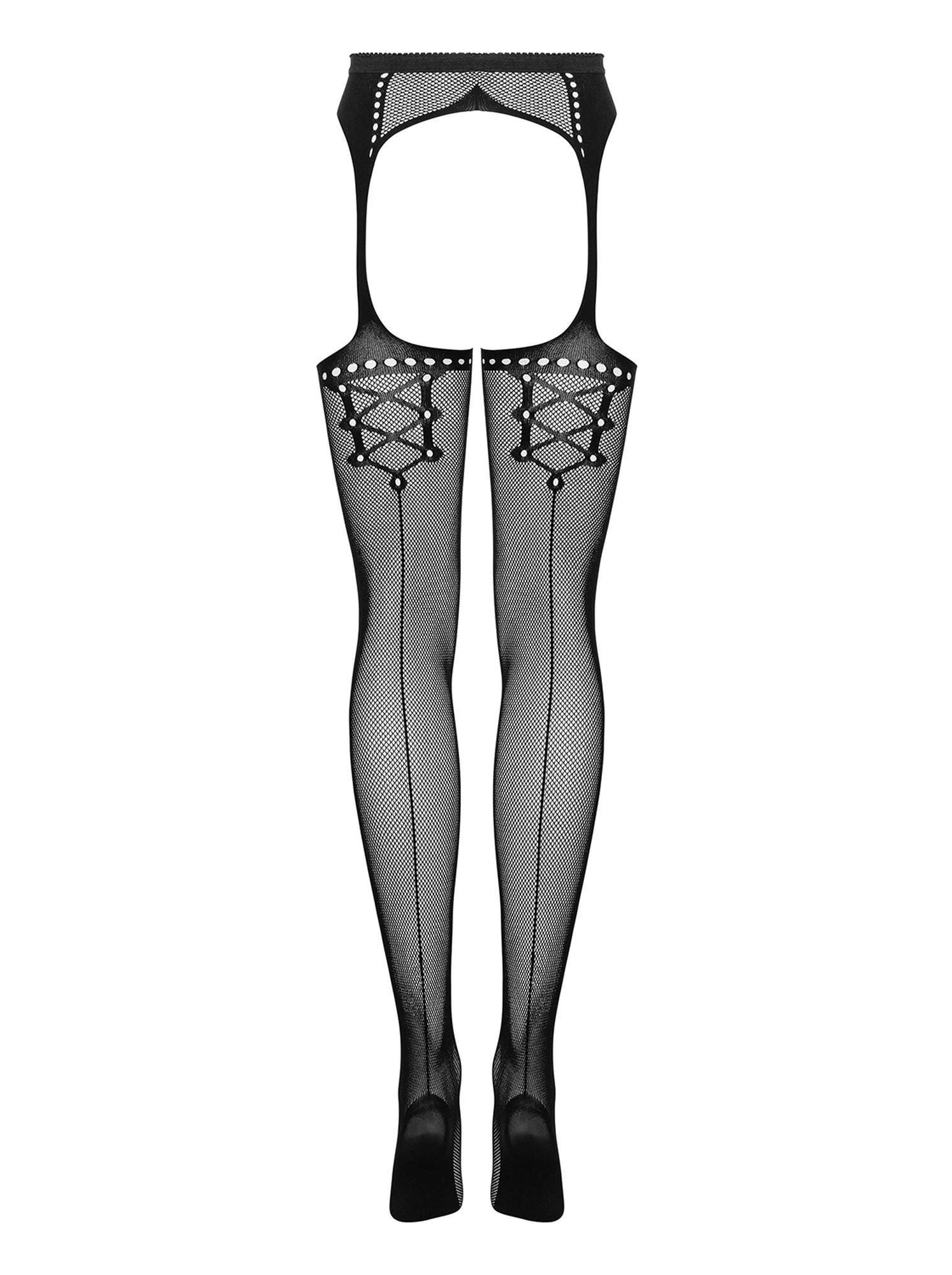 Lingerie-Garter stockings S314 black S/M/L
