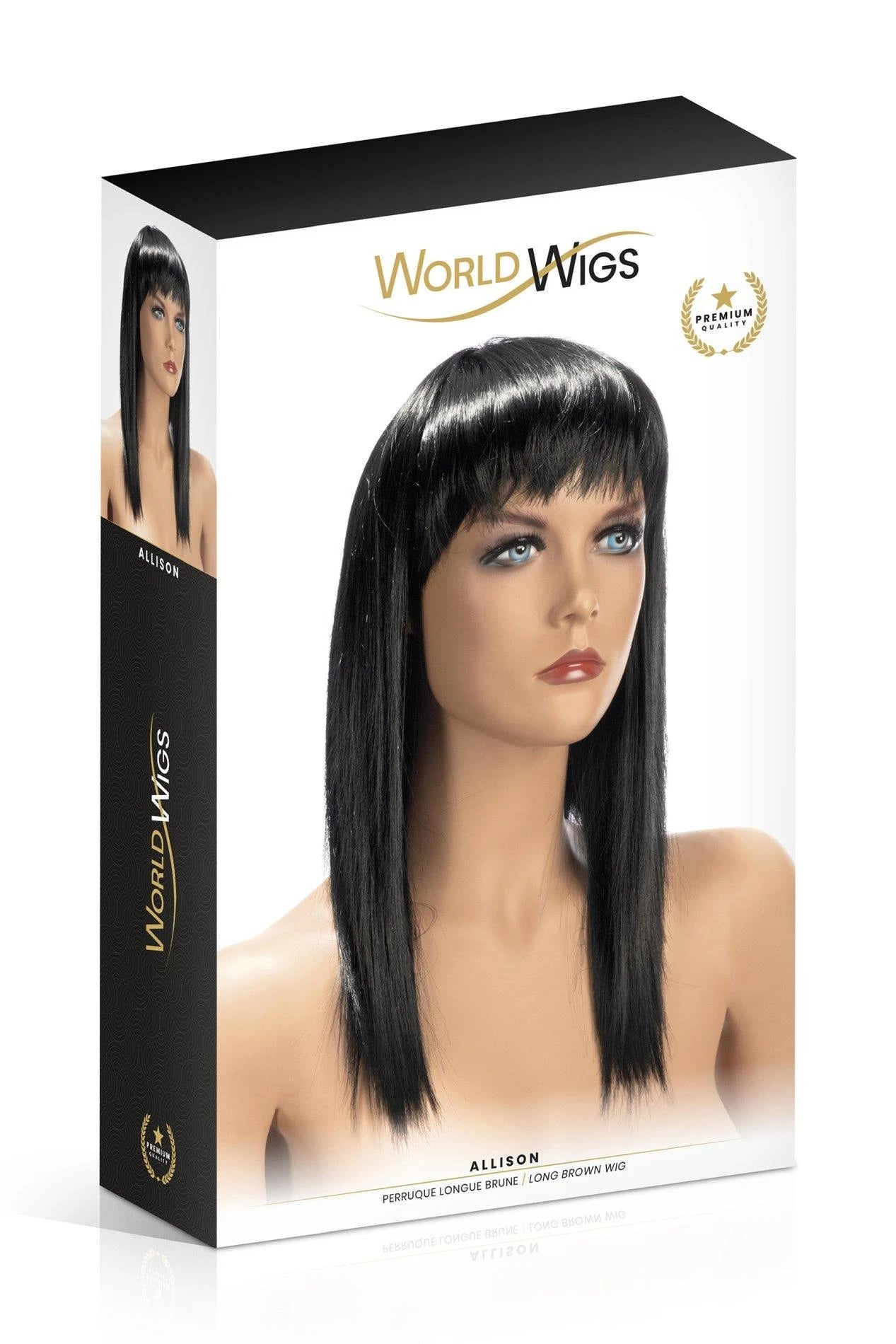 ALLISON LONG BROWN WIG