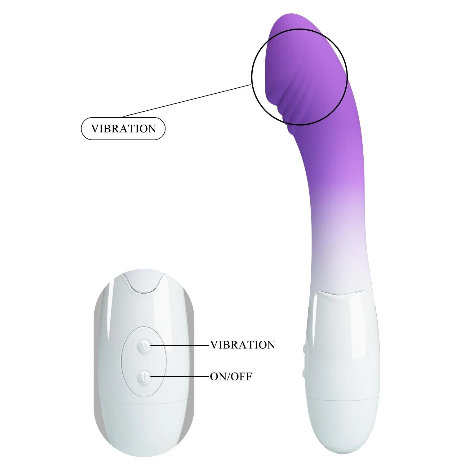 PRETTY LOVE - Elemental, 30 fonctions de vibration, Silicone ABS
