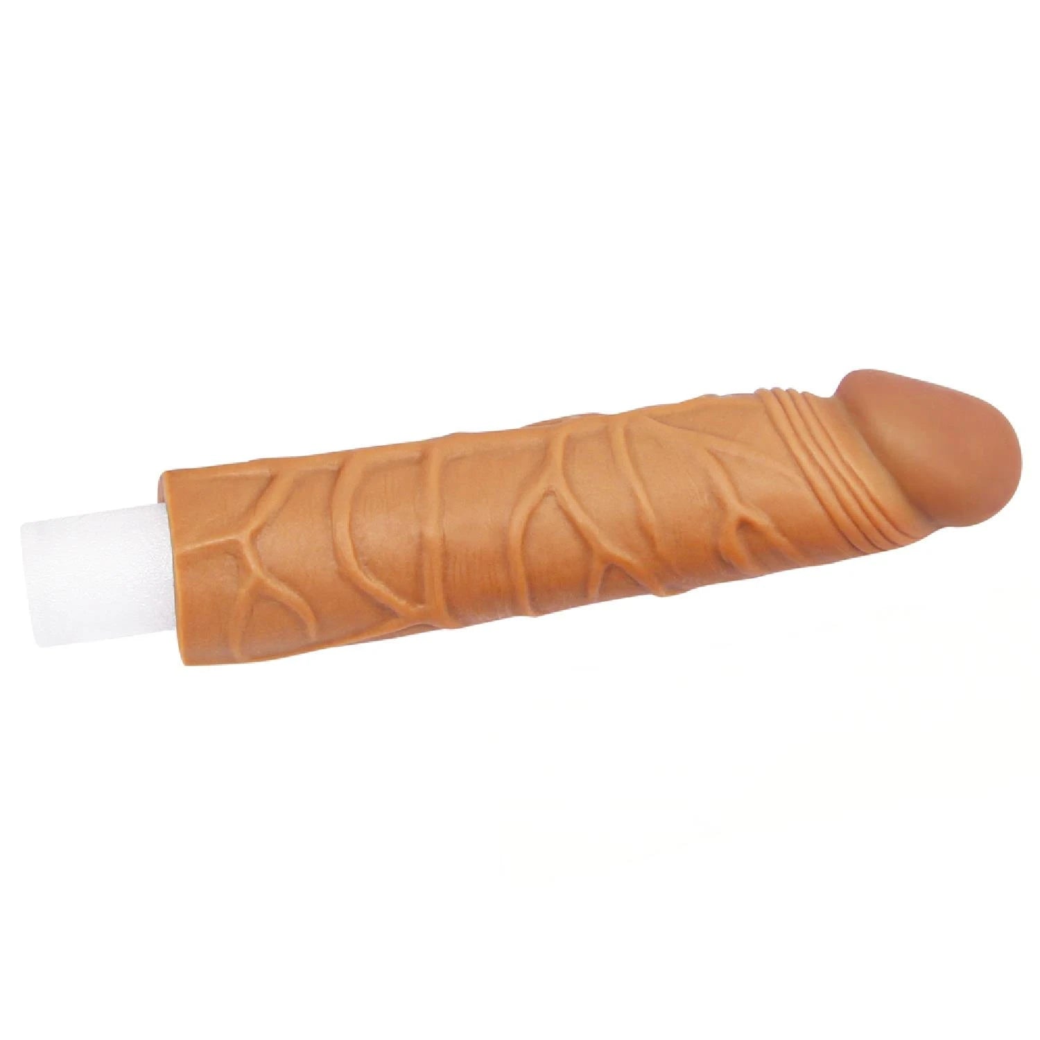 Add 1″ Pleasure X Tender Penis Sleeve Brown
