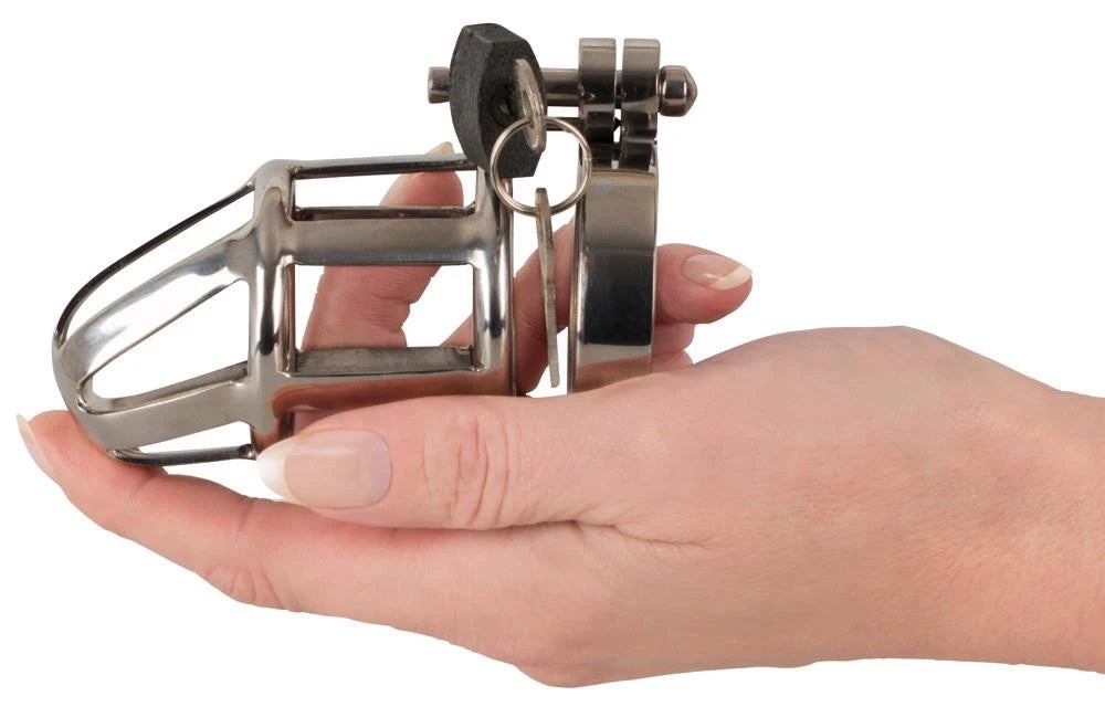 Cage de chasteté en acier inoxydable