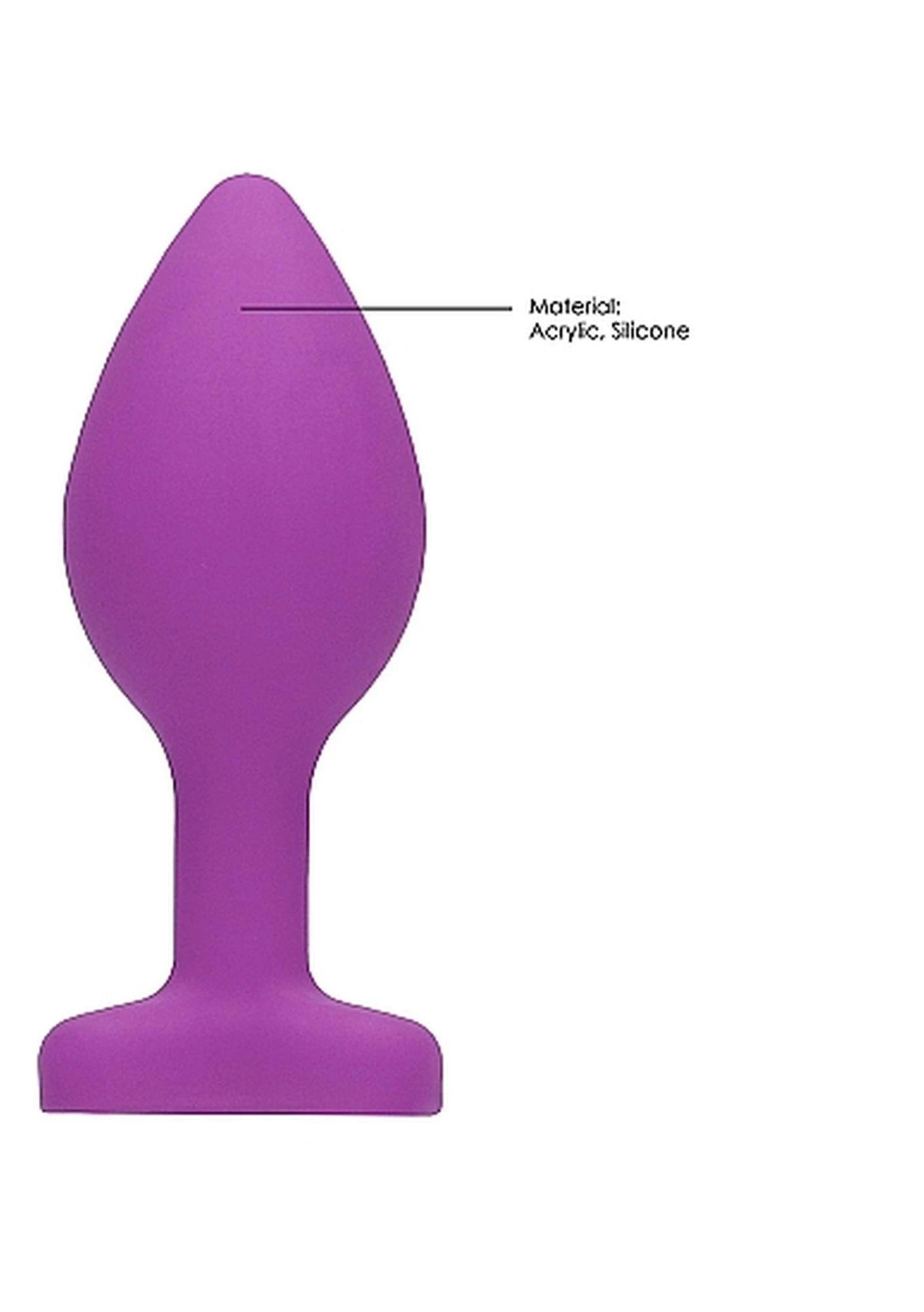 Diamond Heart Butt Plug - Regular