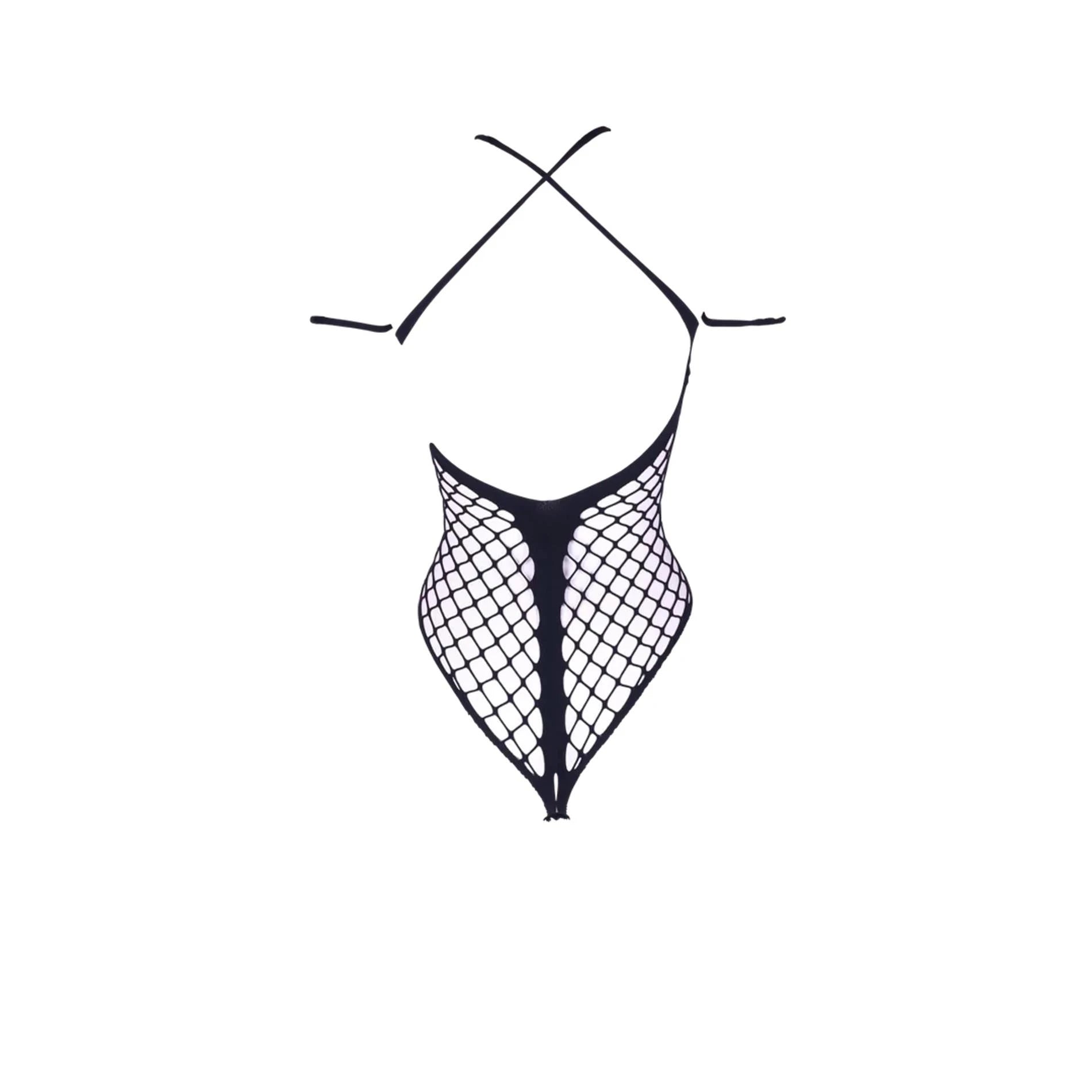 Leda XIII - Body with Crossed Neckline and Off-Shoulder Straps - One Size