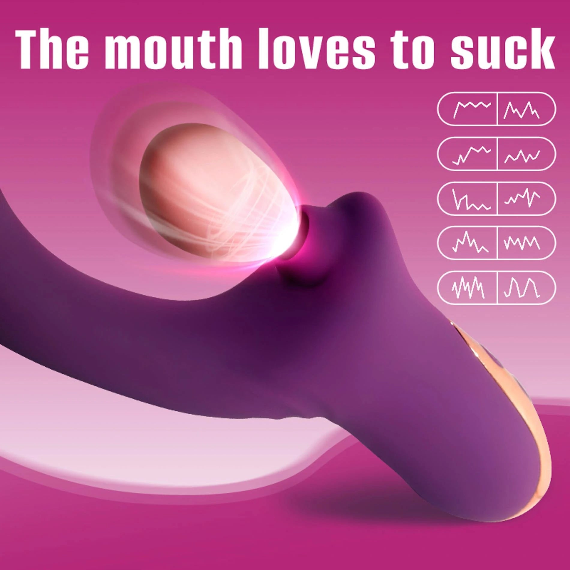 Vibromasseur point G Suking Rouge